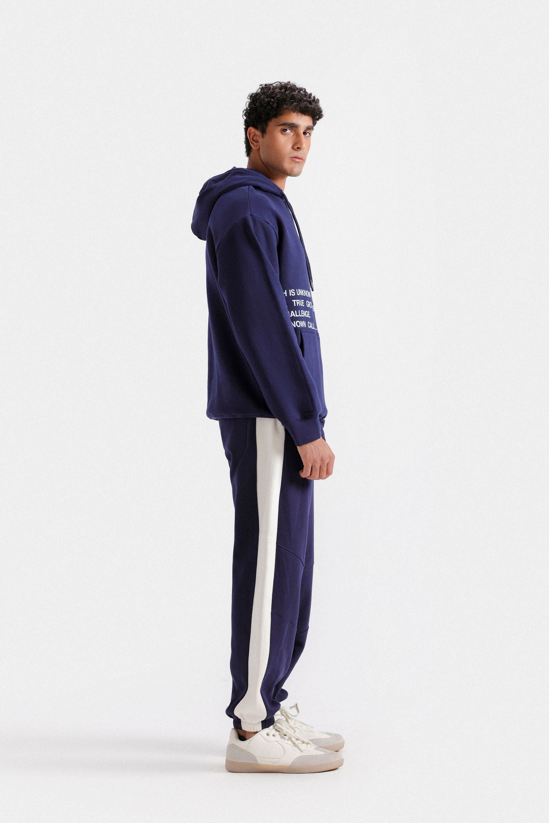 Slogan Print Hoodie