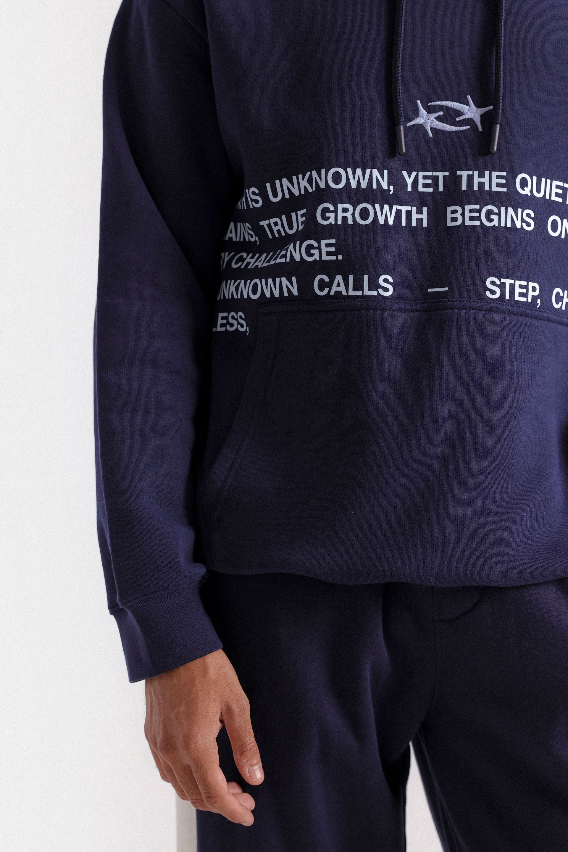 Slogan Print Hoodie