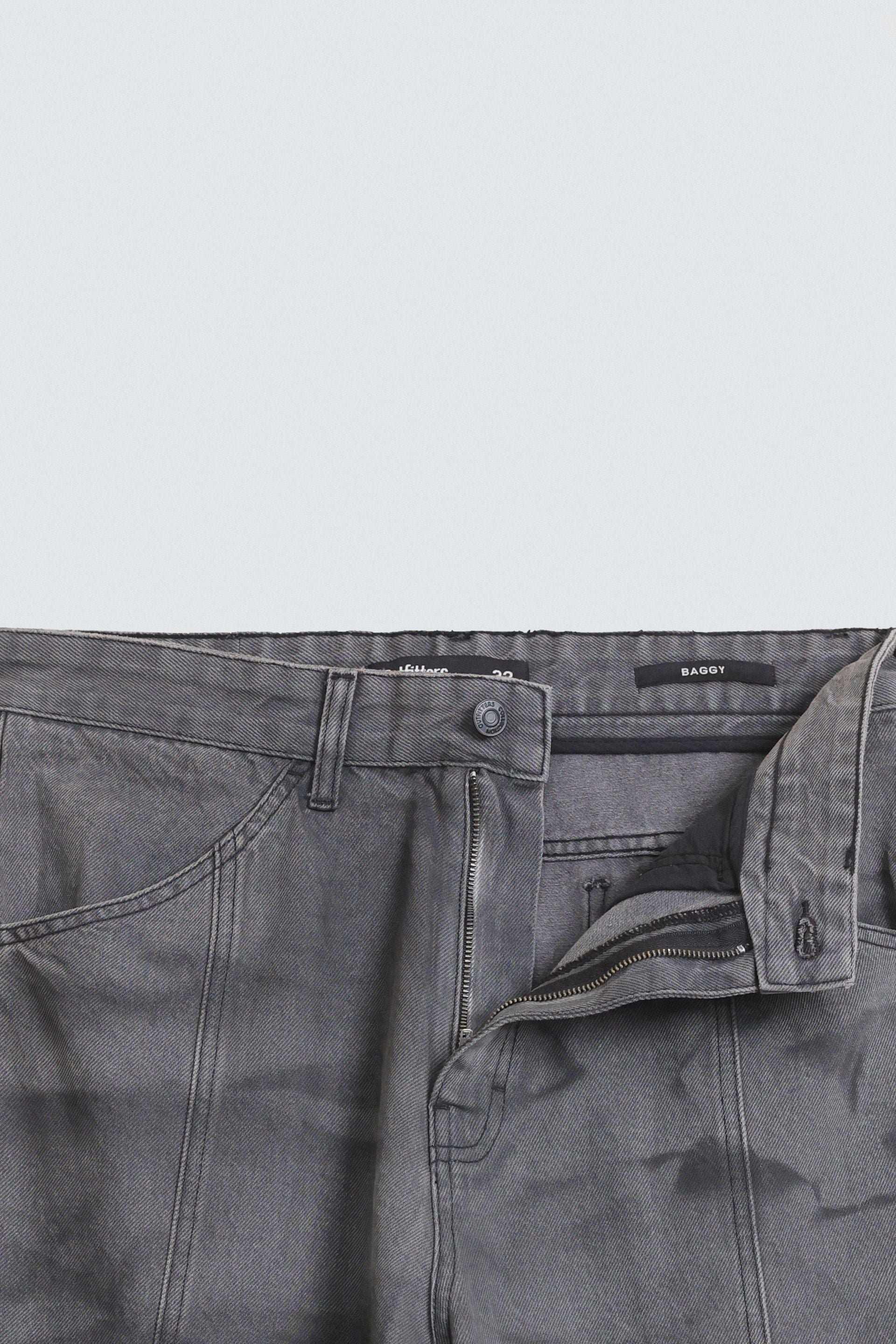 Baggy Jeans With Laser Print