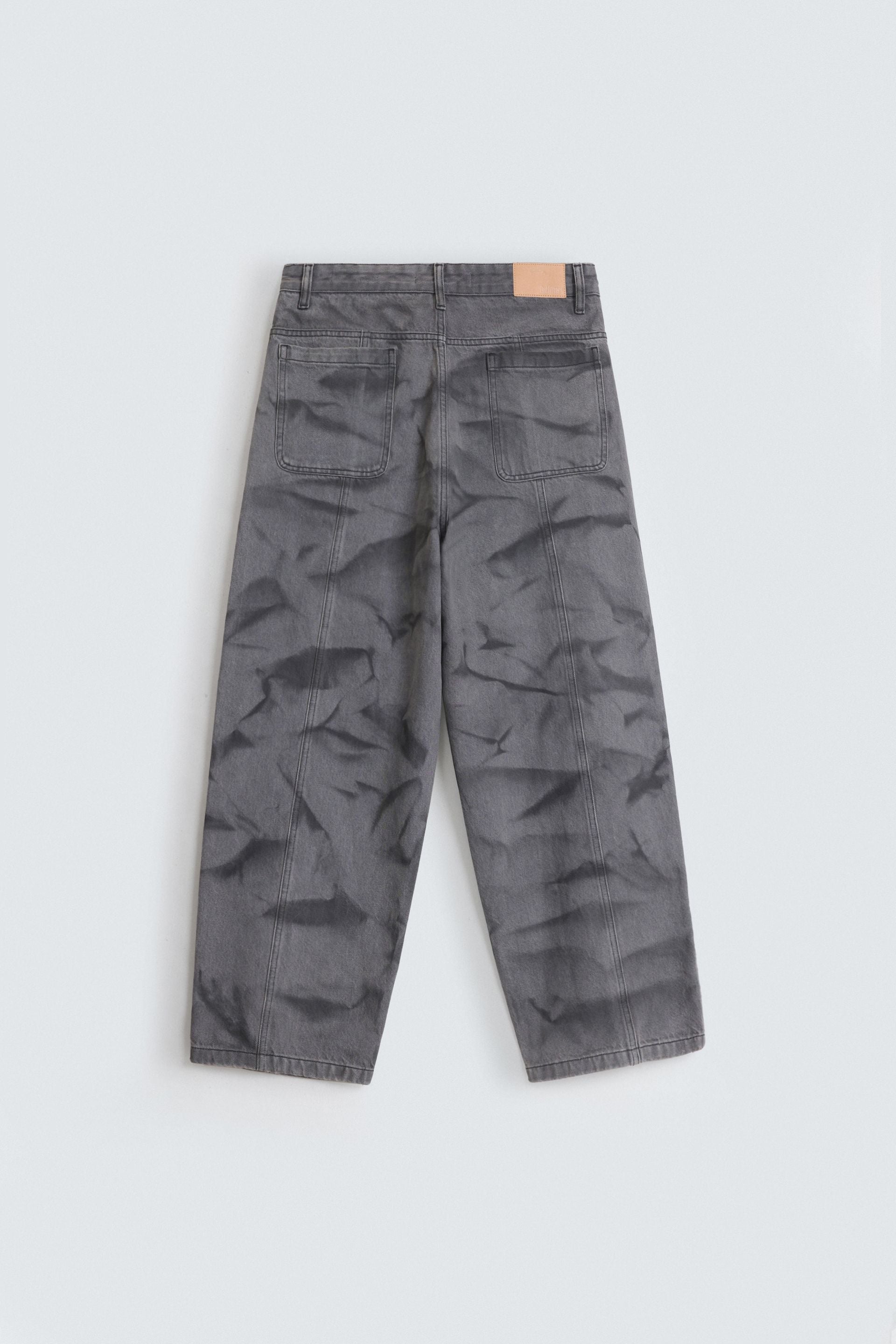 Baggy Jeans With Laser Print