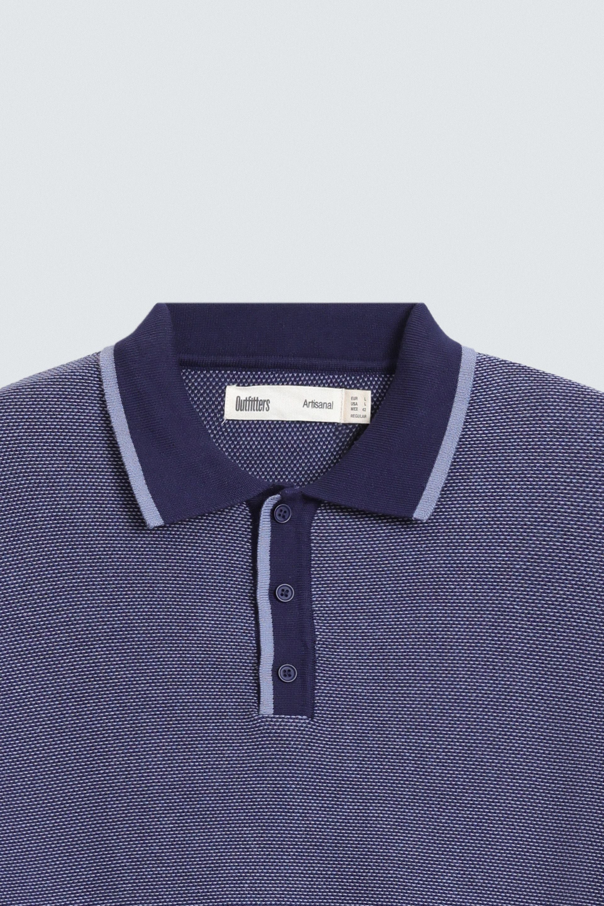 Polo Shirt With Label Patch