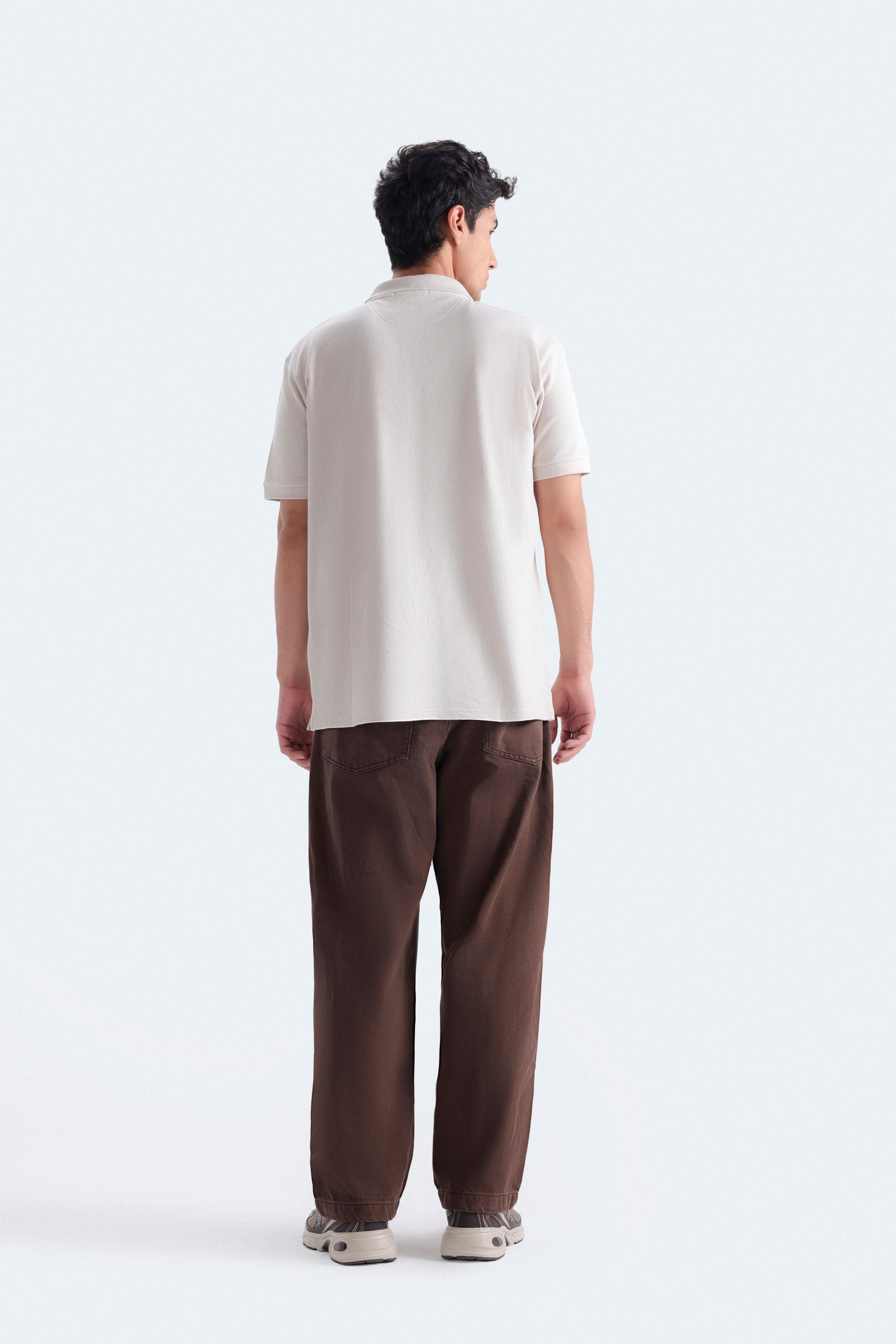 Textured Polo Shirt