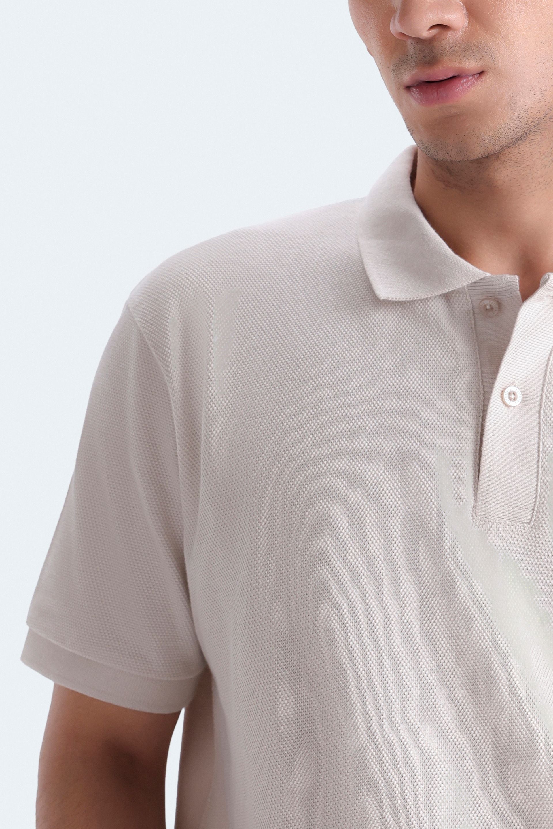 Textured Polo Shirt