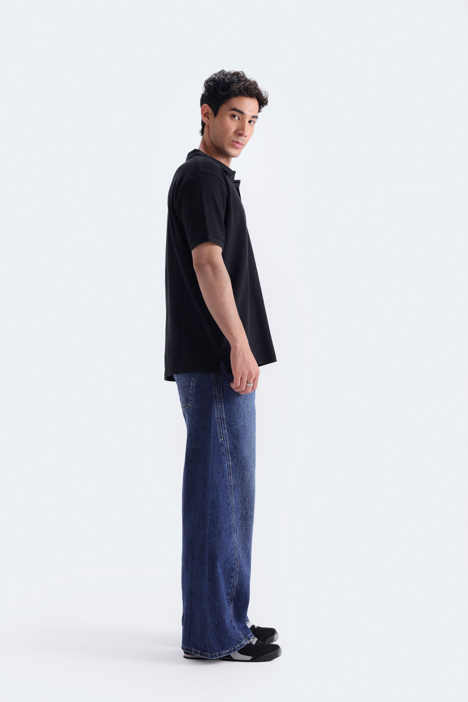 Textured Polo Shirt
