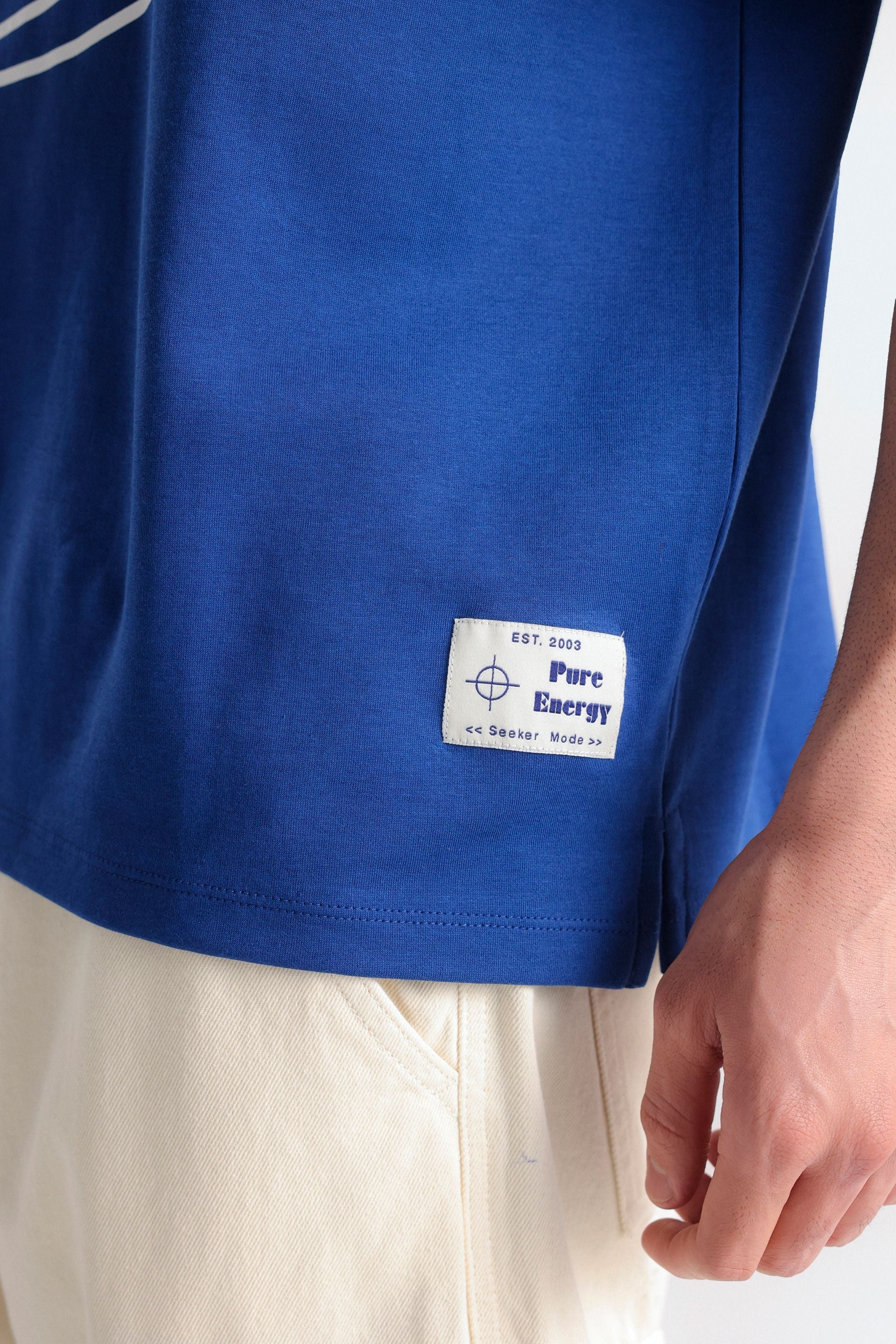 Slogan Print Polo Shirt