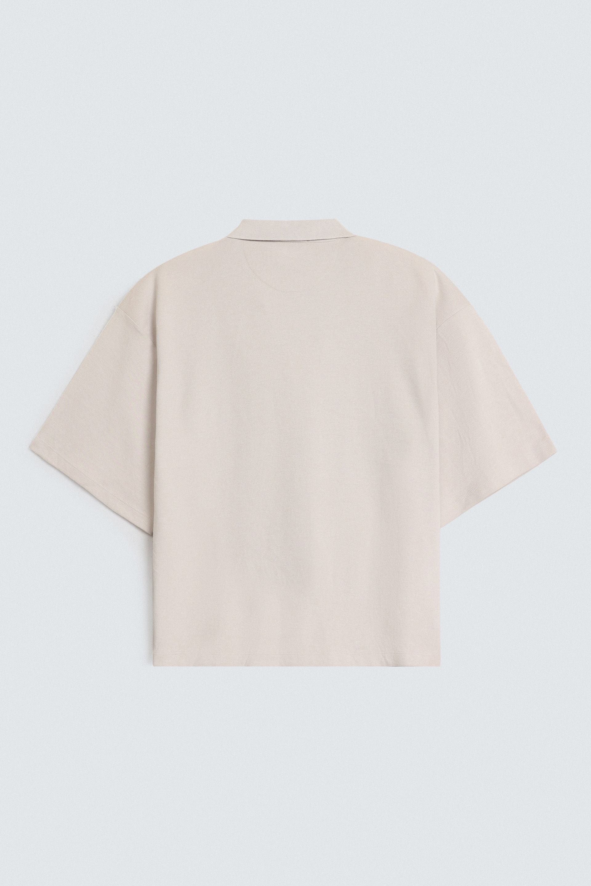 Slogan Print Polo Shirt