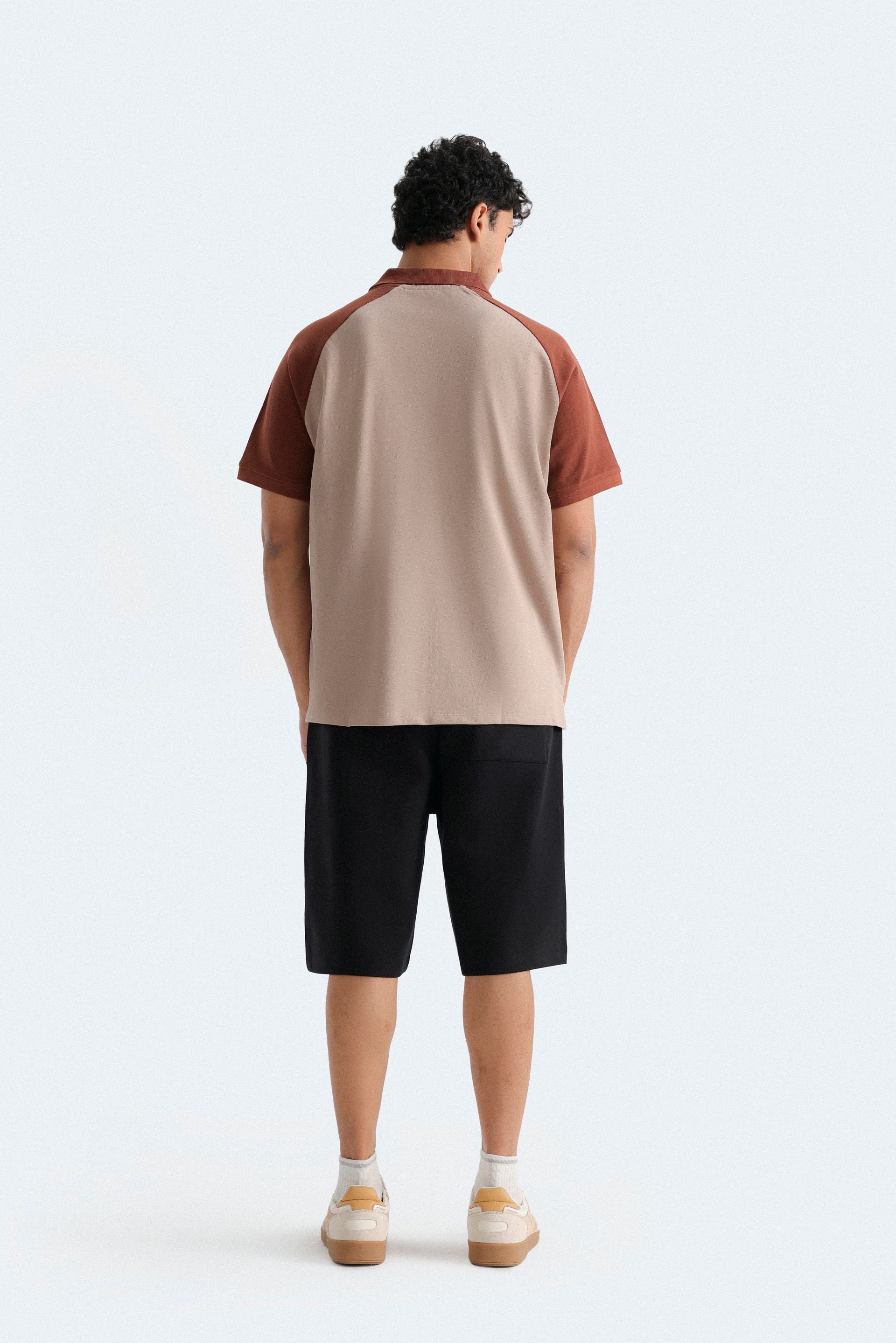 Color Block Polo Shirt