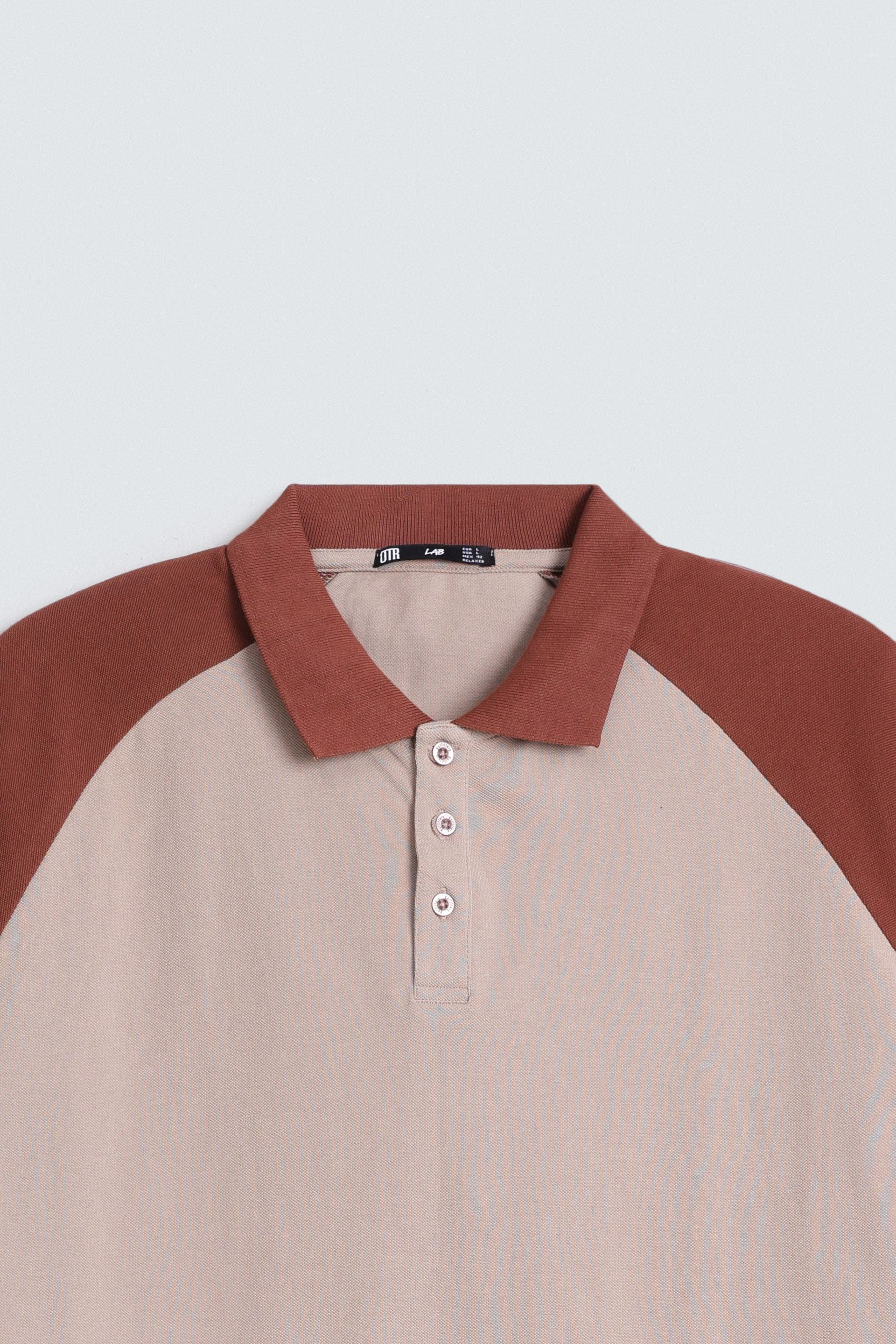 Color Block Polo Shirt