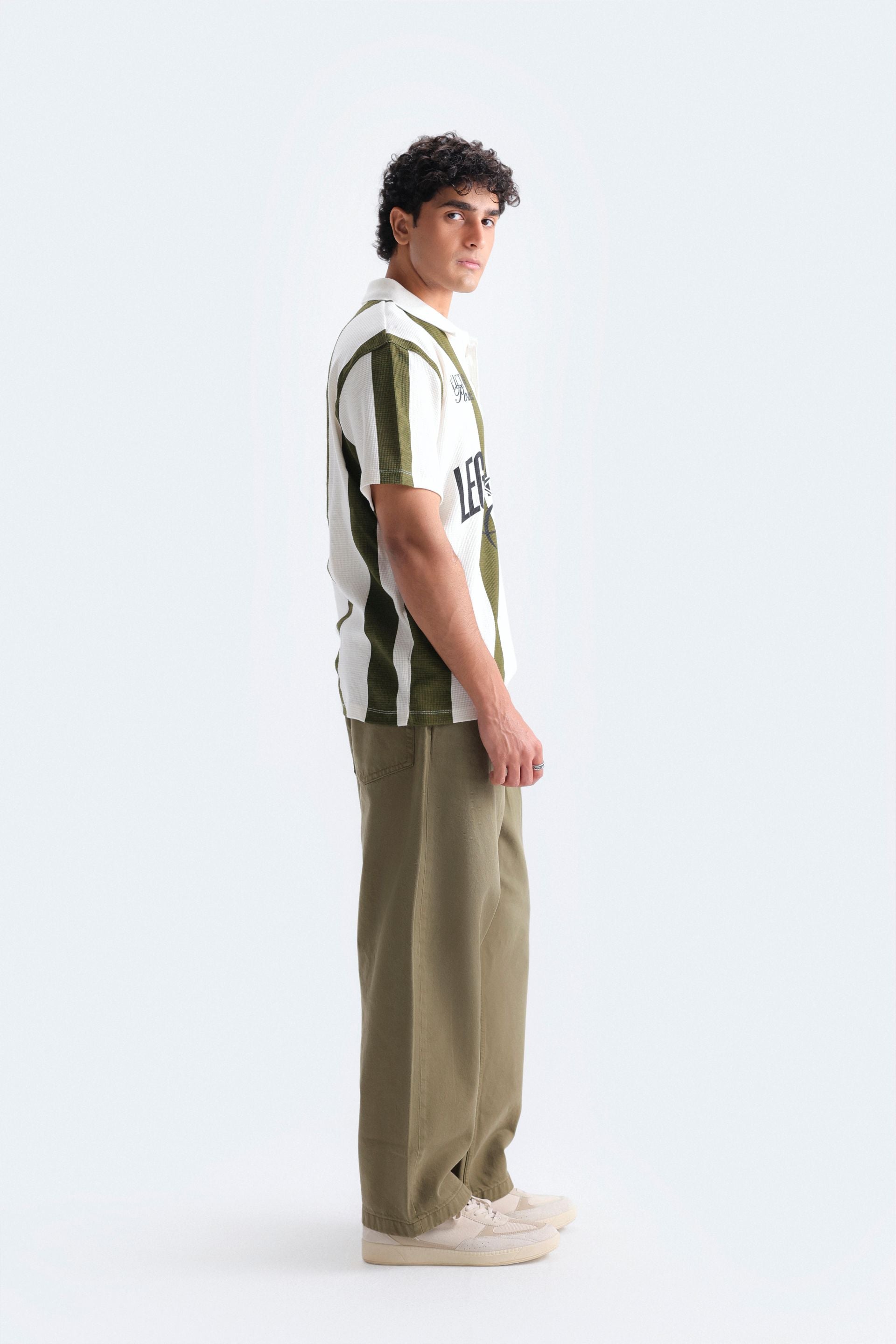 Varsity Striped Polo Shirt