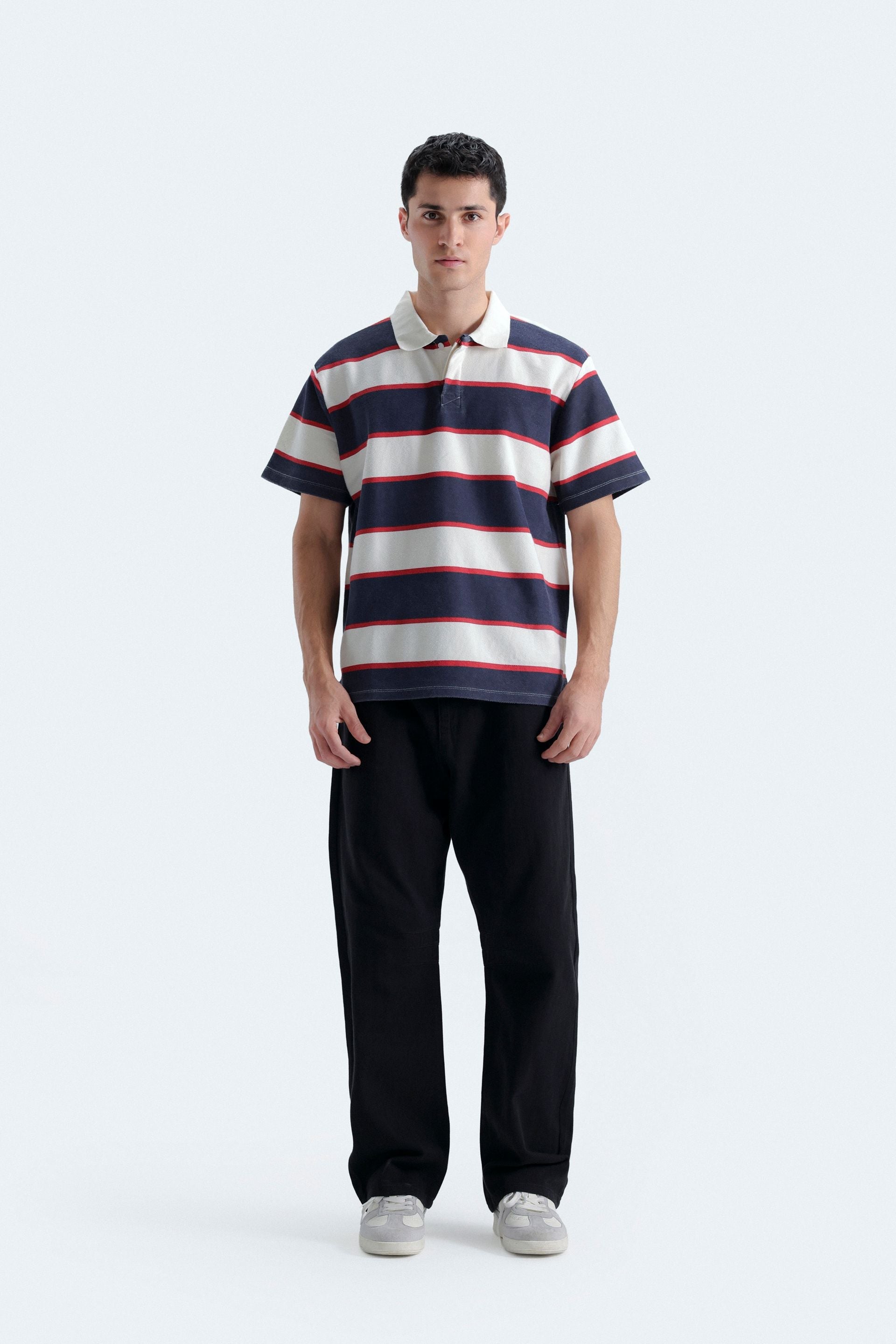 Striped Polo Shirt