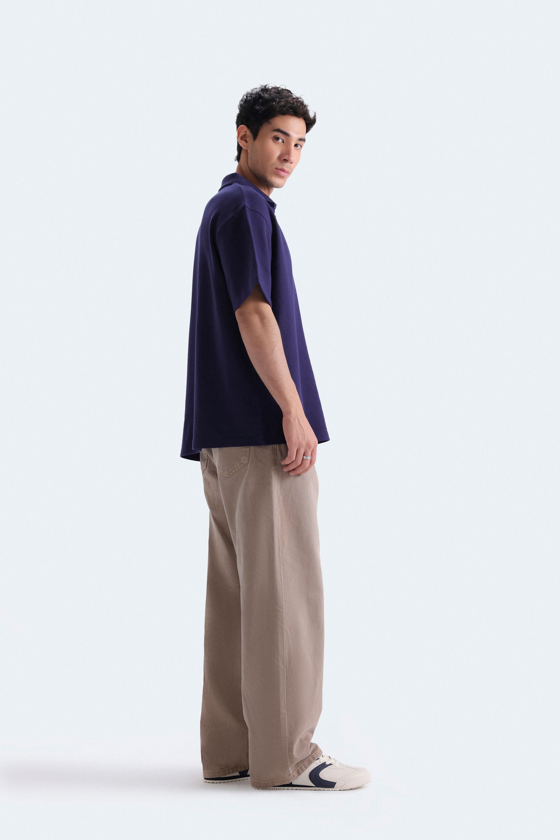 Textured Polo Shirt