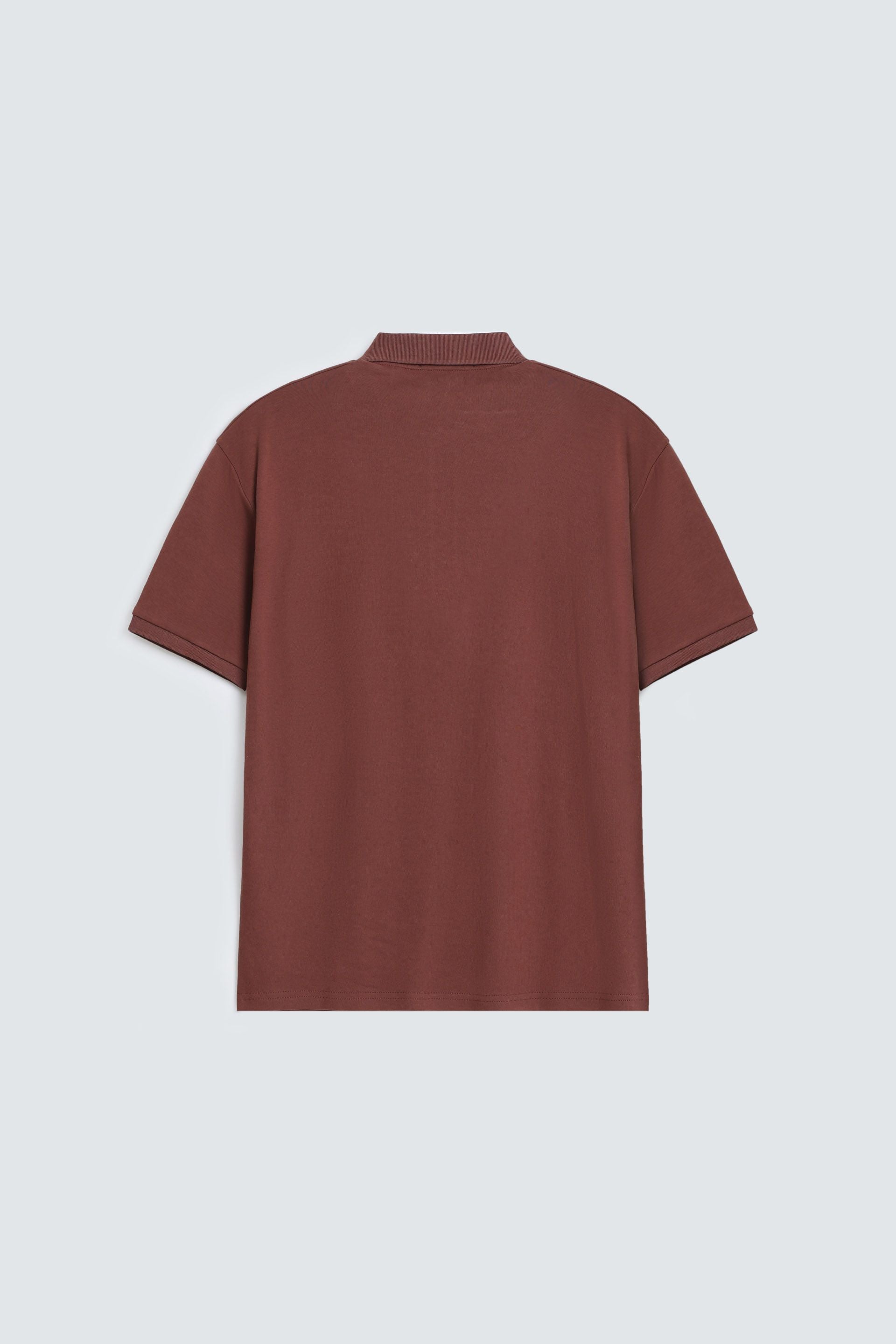 Quarter Zip-Up Polo Shirt