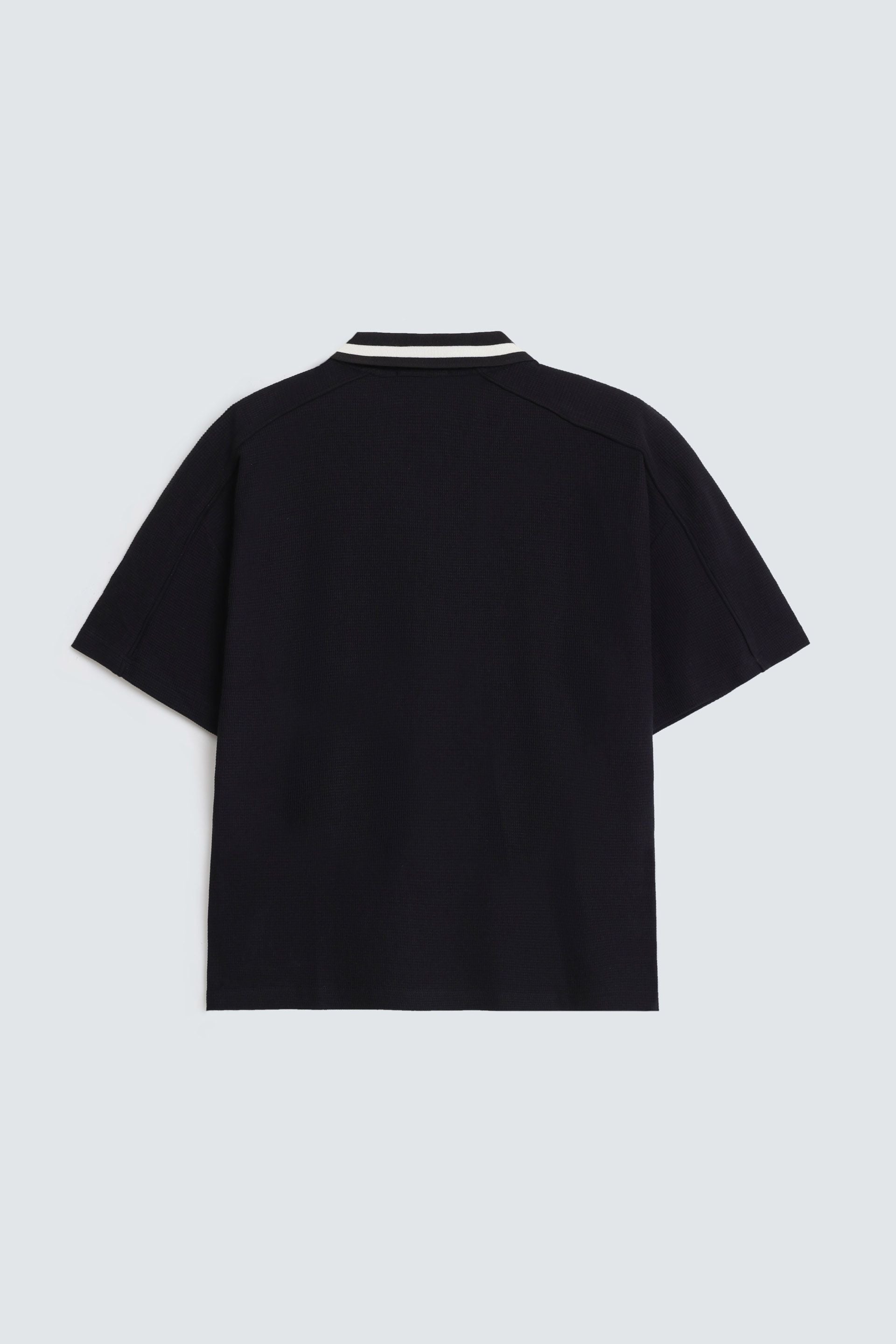 Slogan Print Polo Shirt