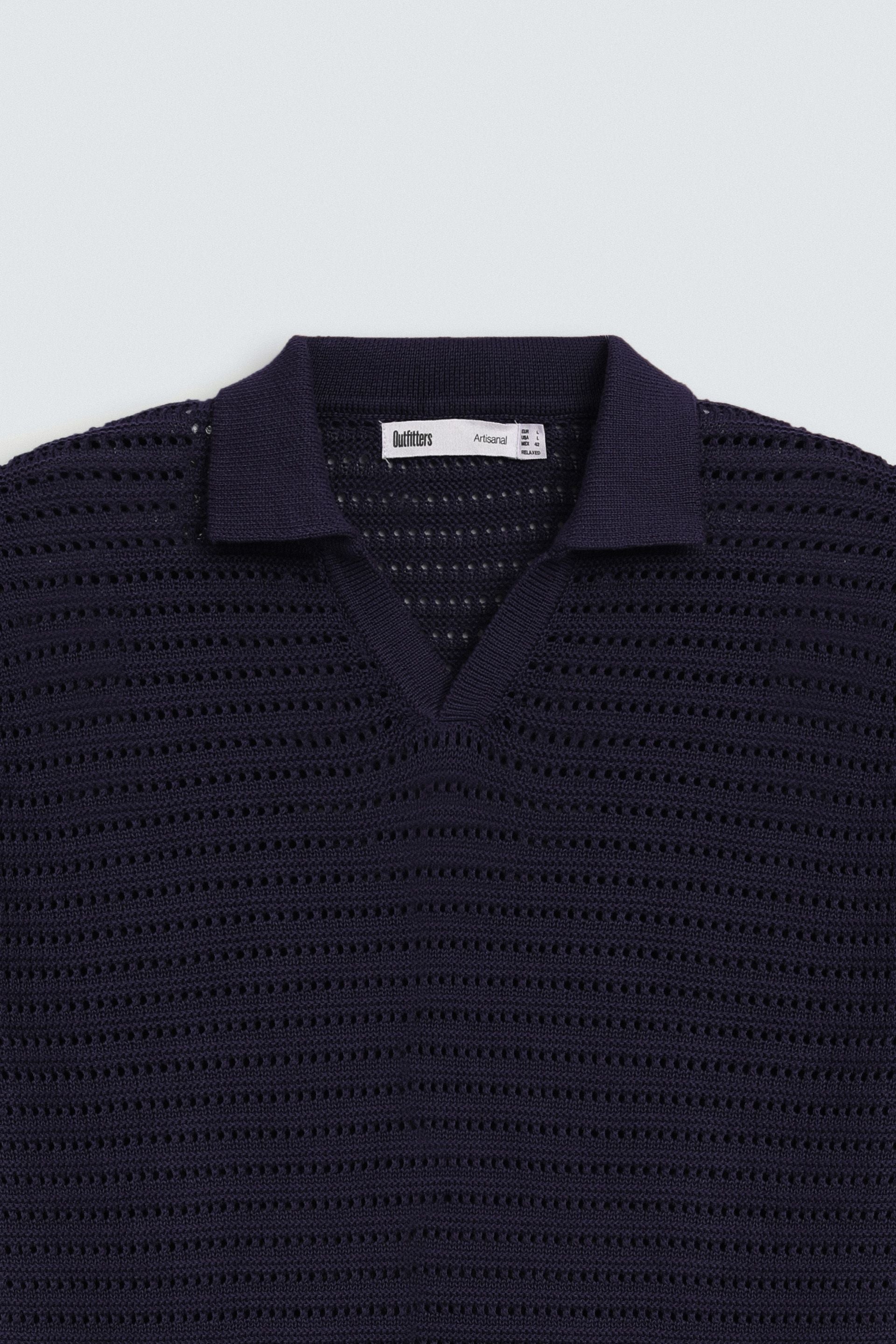 Knitted Polo Shirt