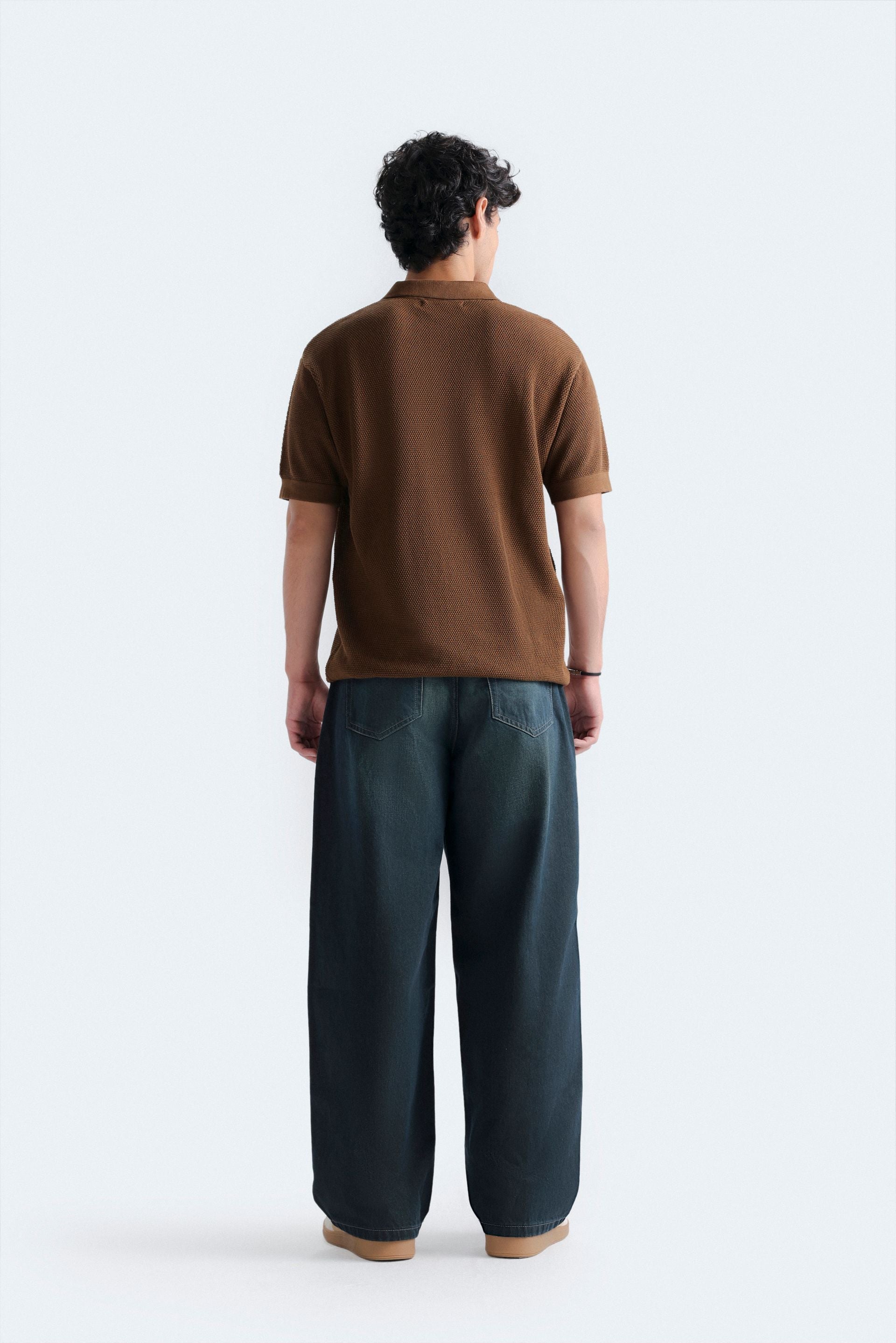 Textured Polo Shirt