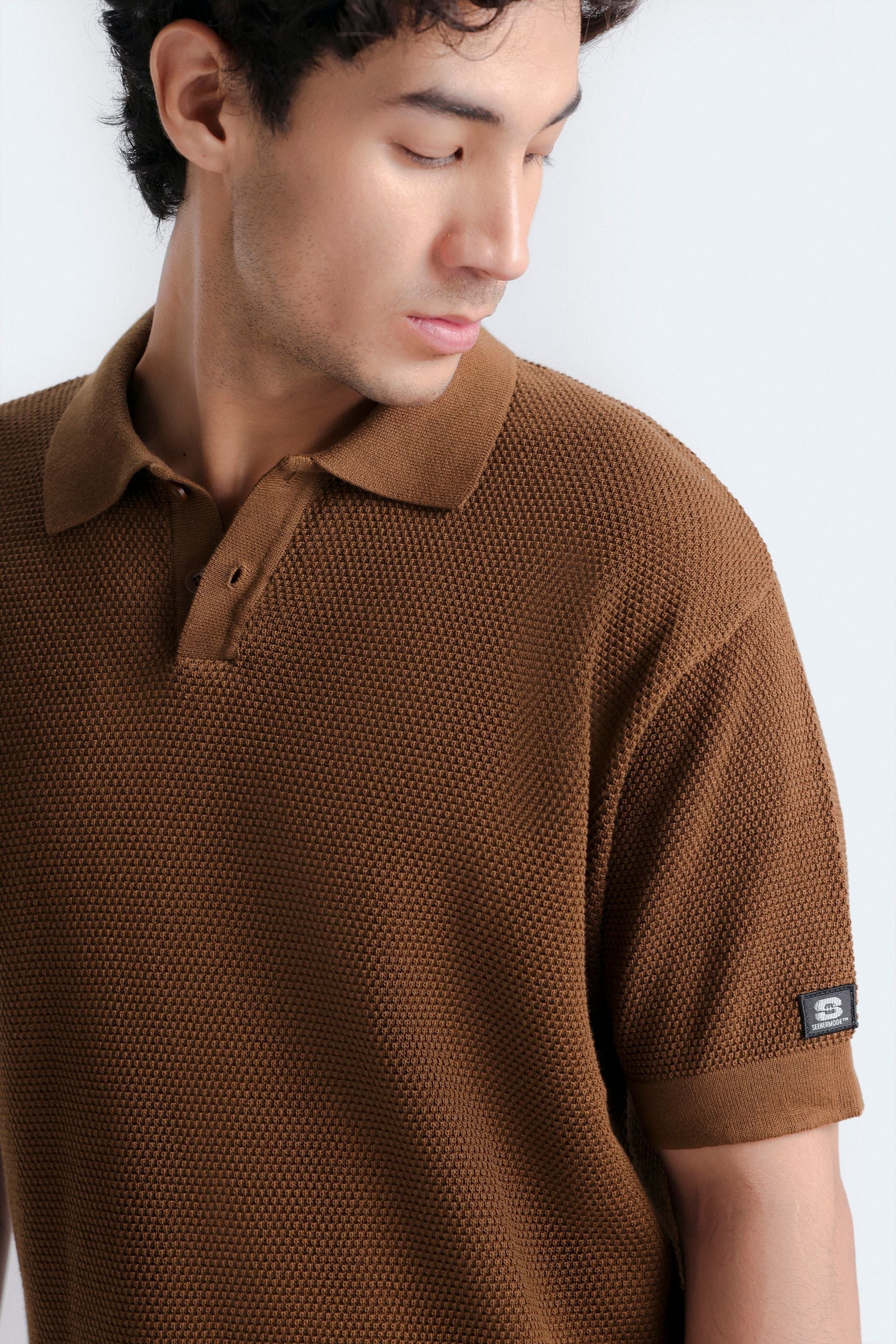 Textured Polo Shirt