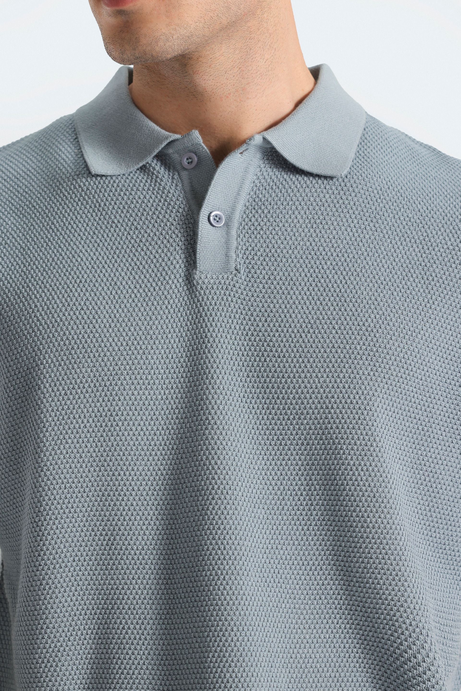 Textured Polo Shirt