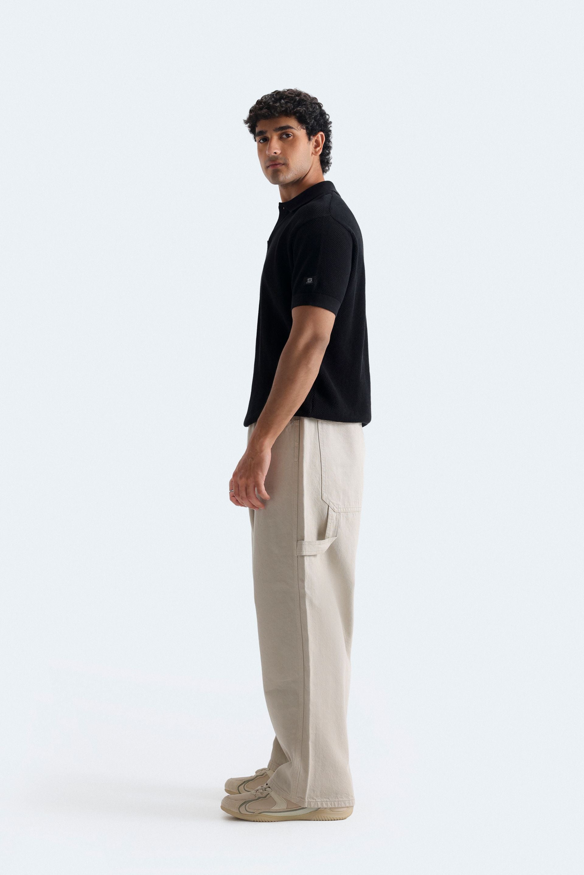 Textured Polo Shirt