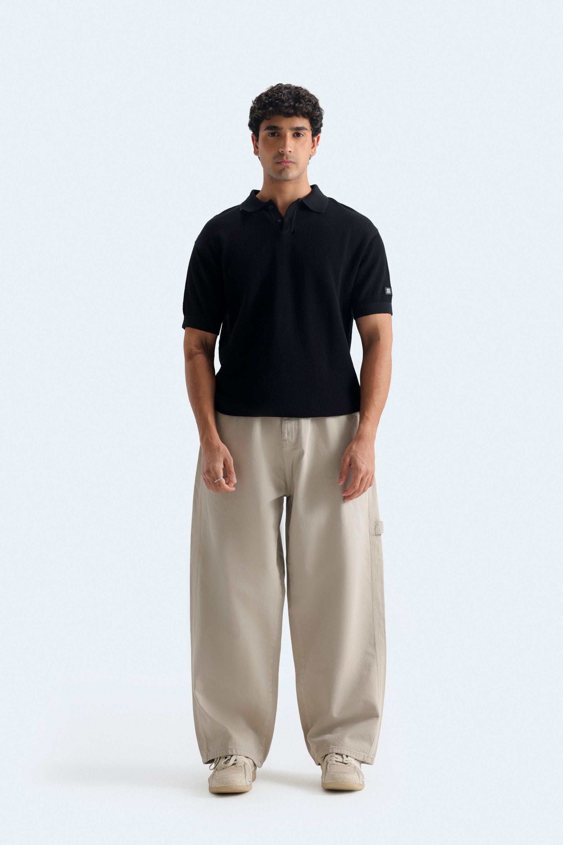 Textured Polo Shirt