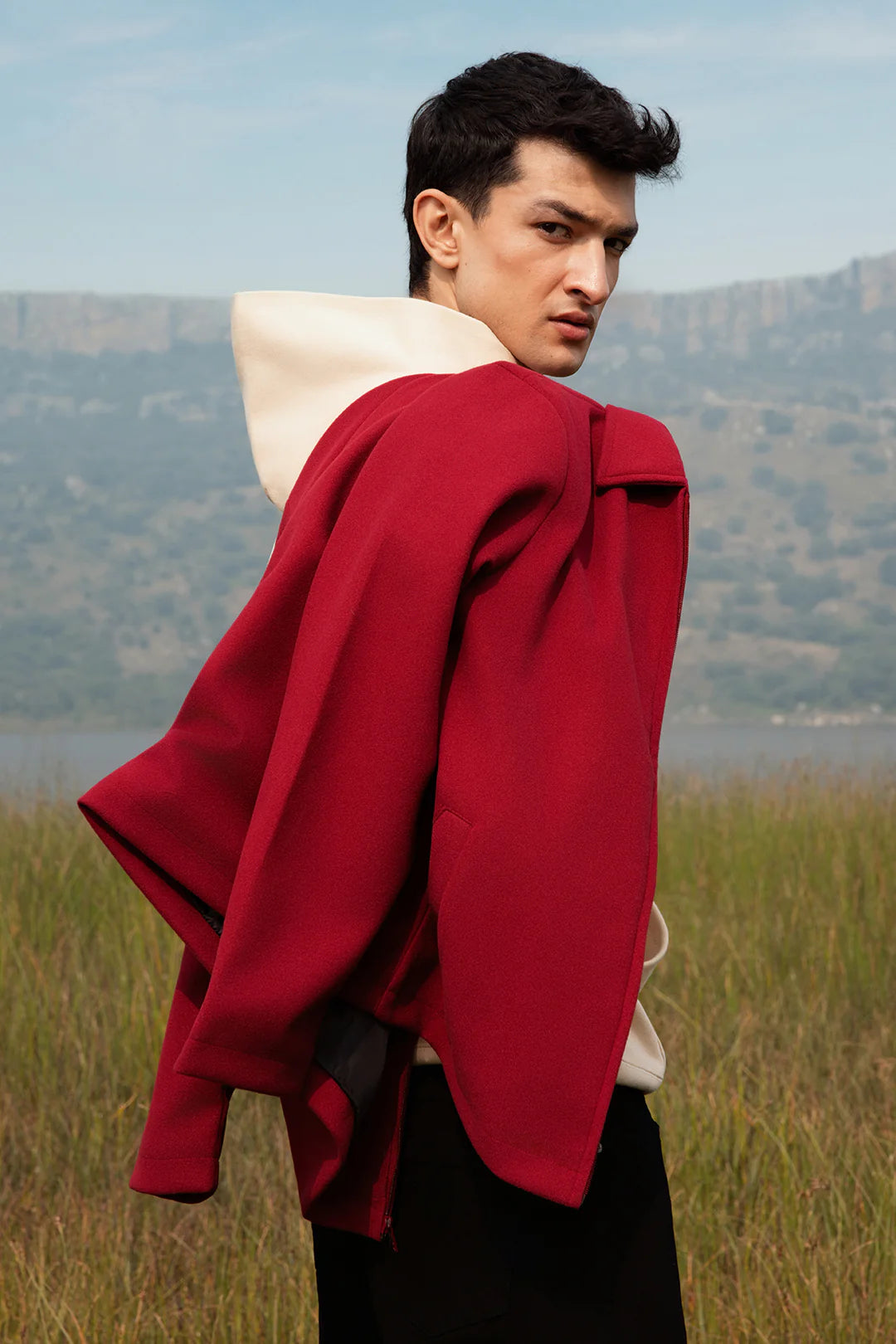Felted Jacket – Wine