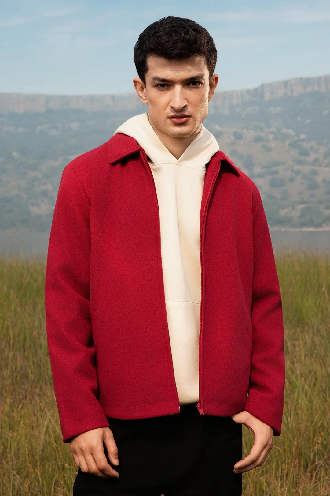 Felted Jacket – Wine
