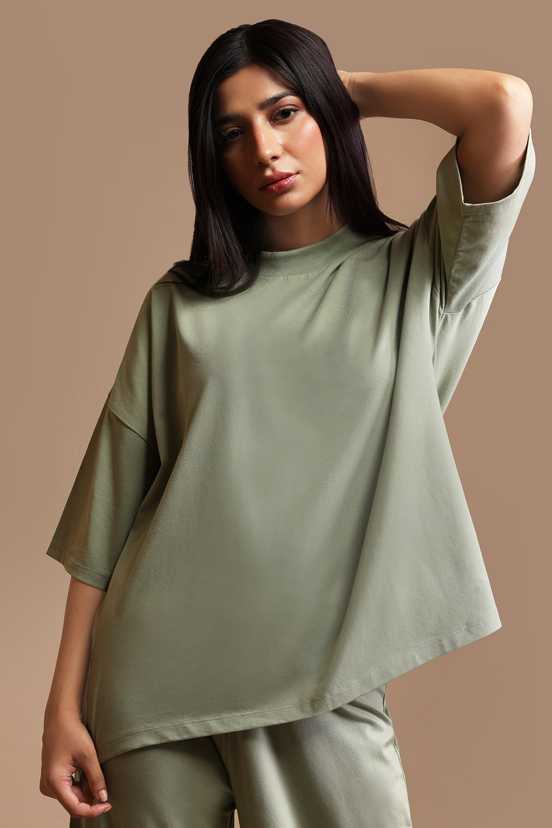 Co-Ord Set Shirt – Sage Green