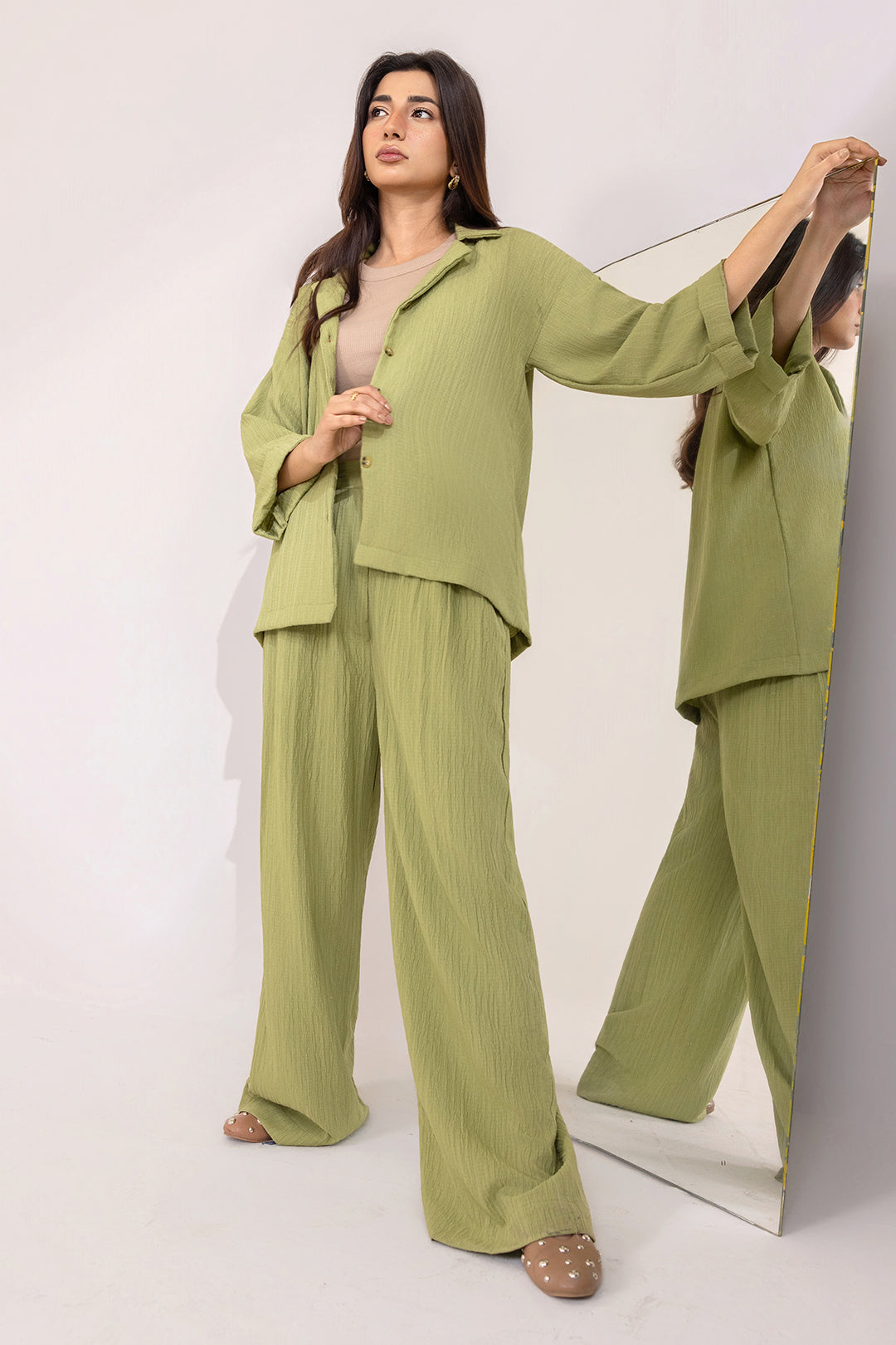 Co-Ord Set – Sage Green