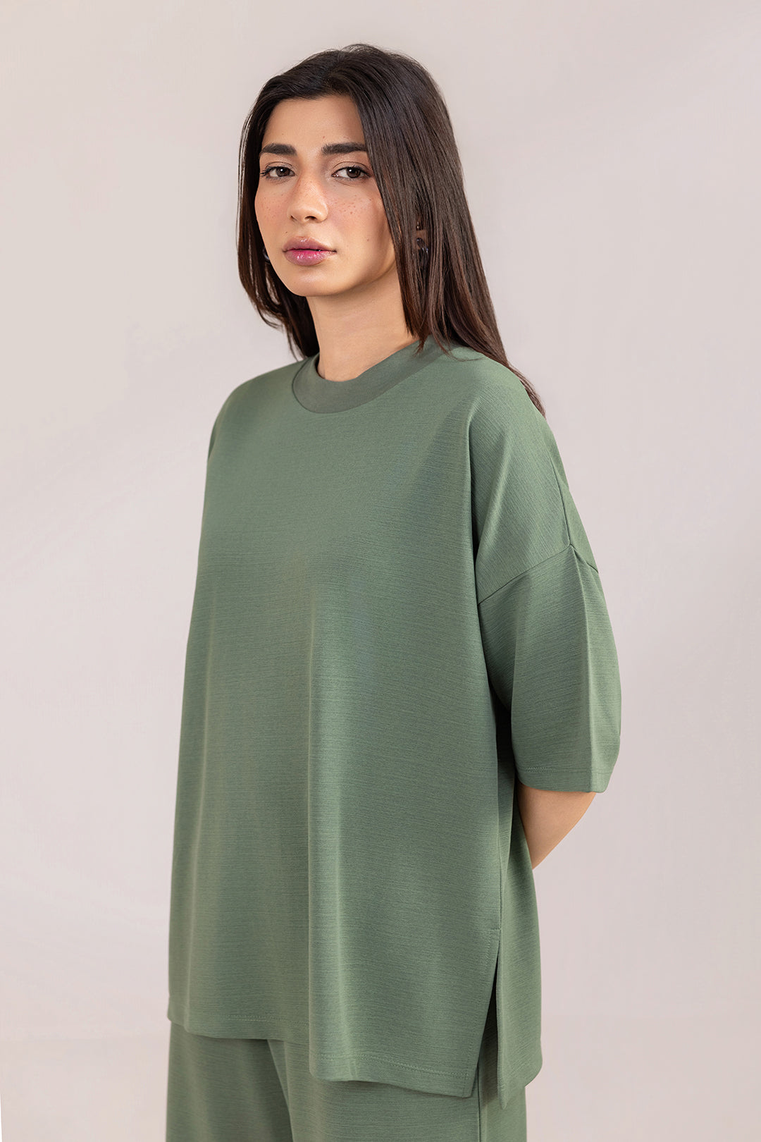 Co-Ord Set Shirt – Green