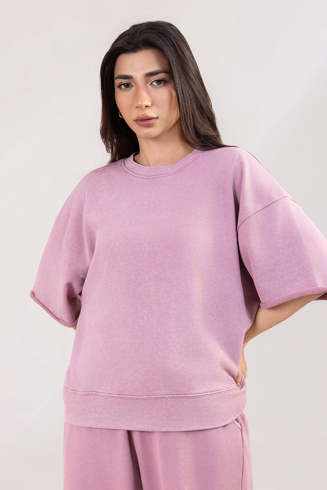 Co-Ord Set Shirt – Pink