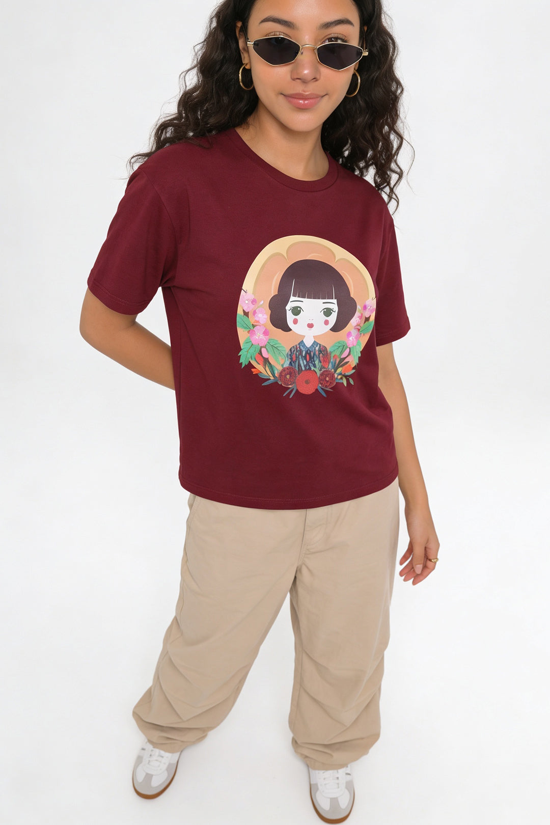 Graphic T-Shirt – Maroon