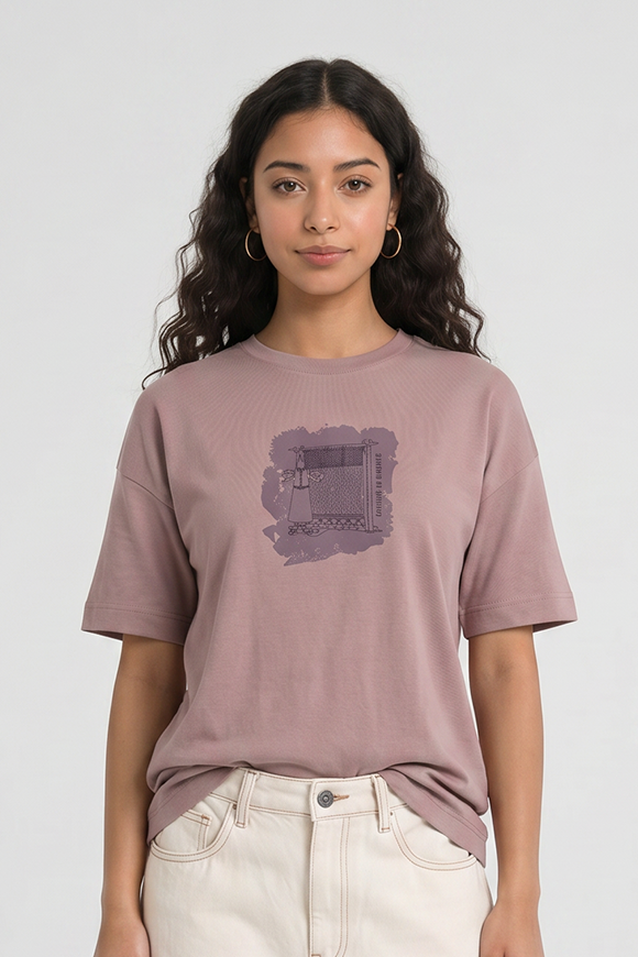 Graphic T-Shirt – Salmon Pink