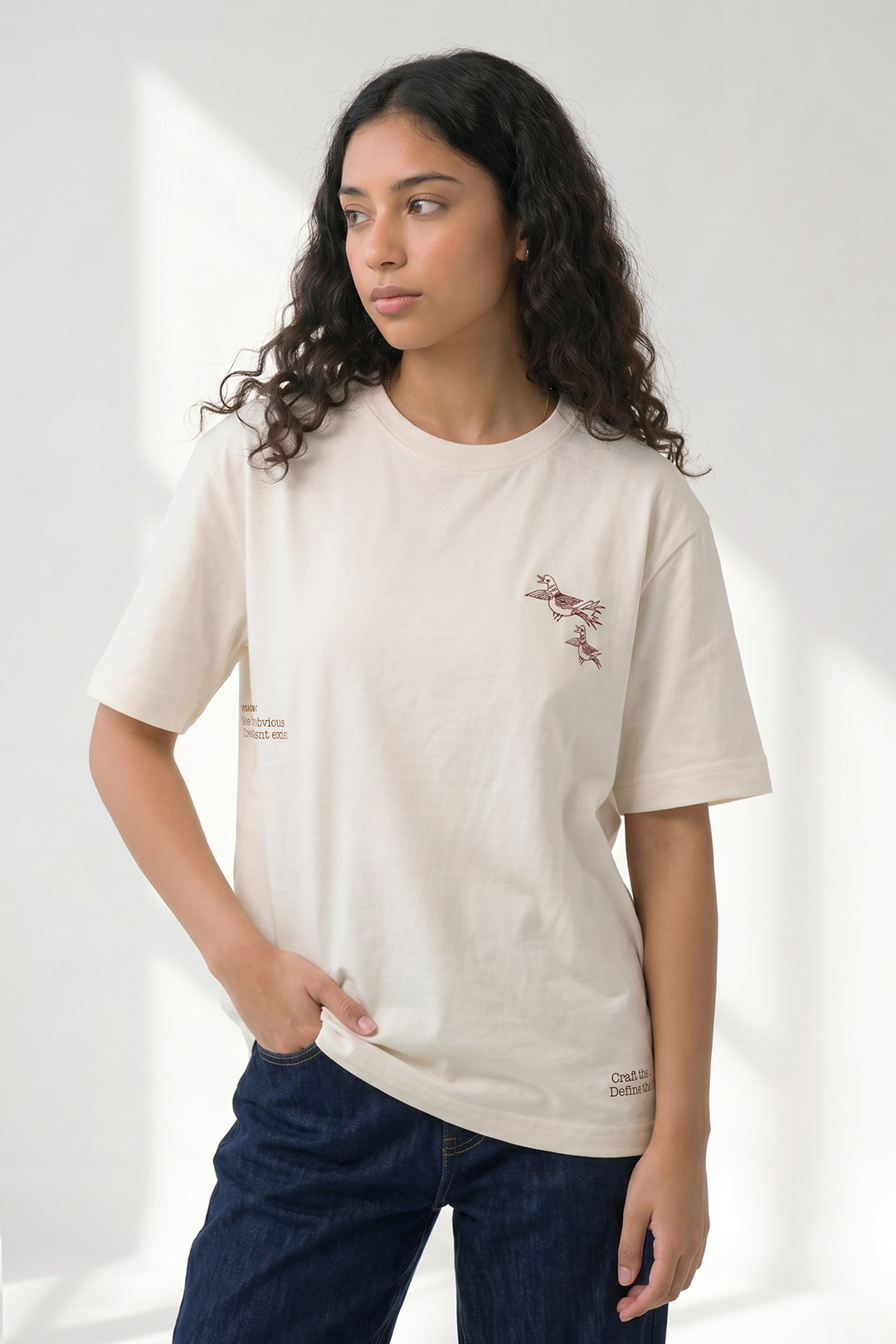 Graphic T-Shirt – Cream
