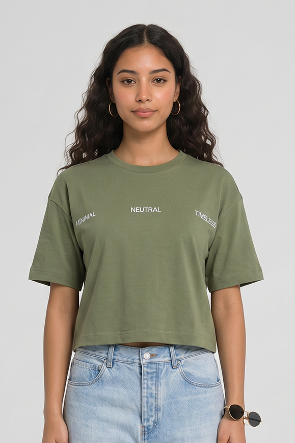 Graphic T-Shirt – Sage Green