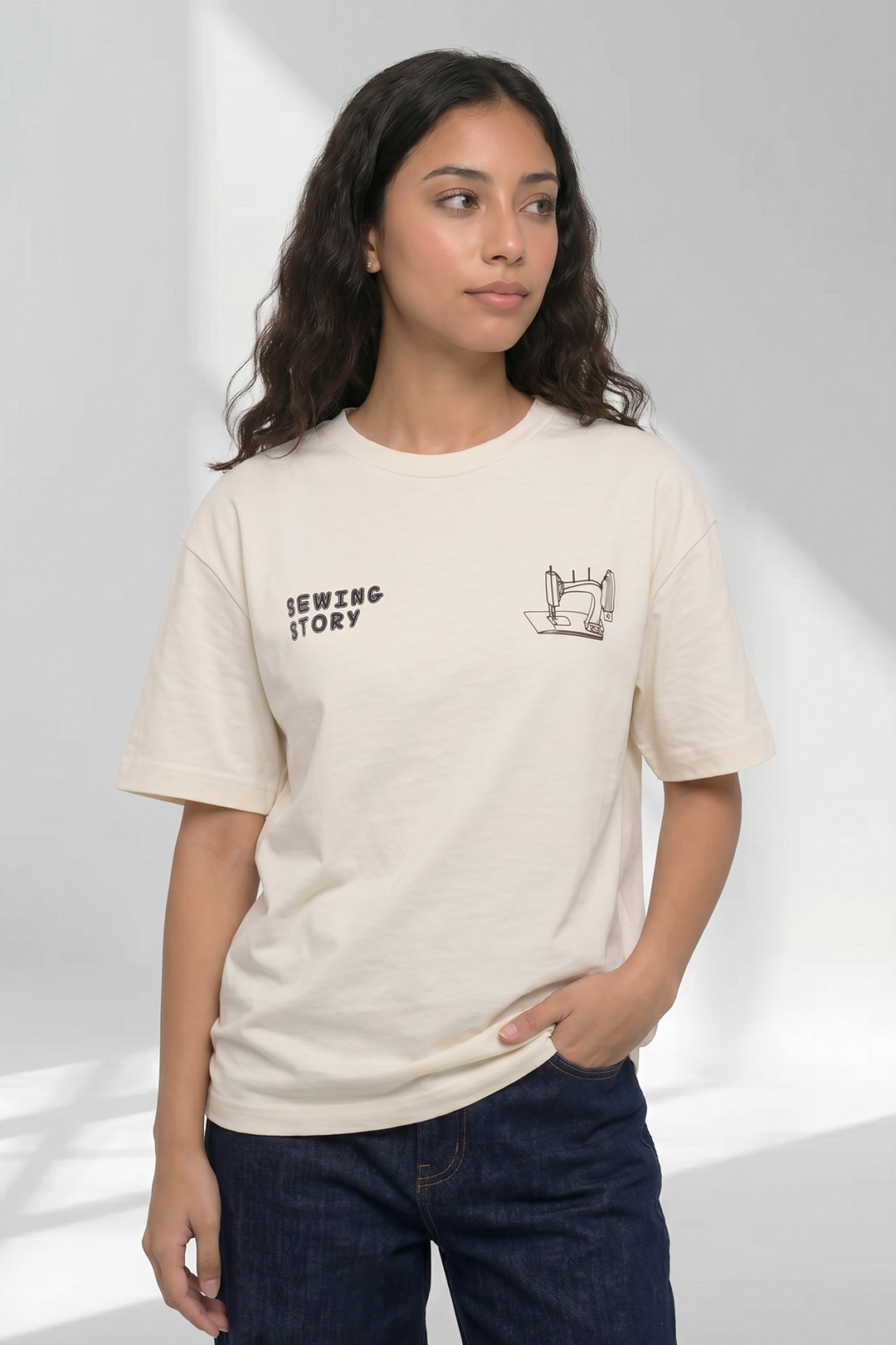Graphic T-Shirt – Cream