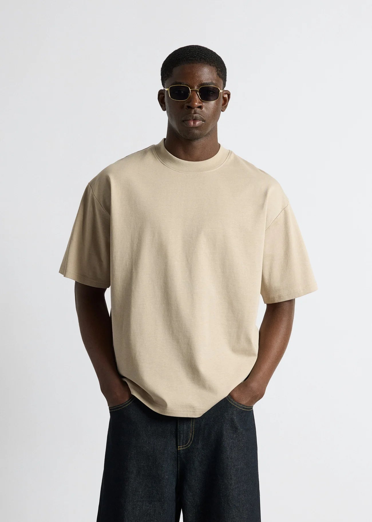 Beige Oversized T-Shirt