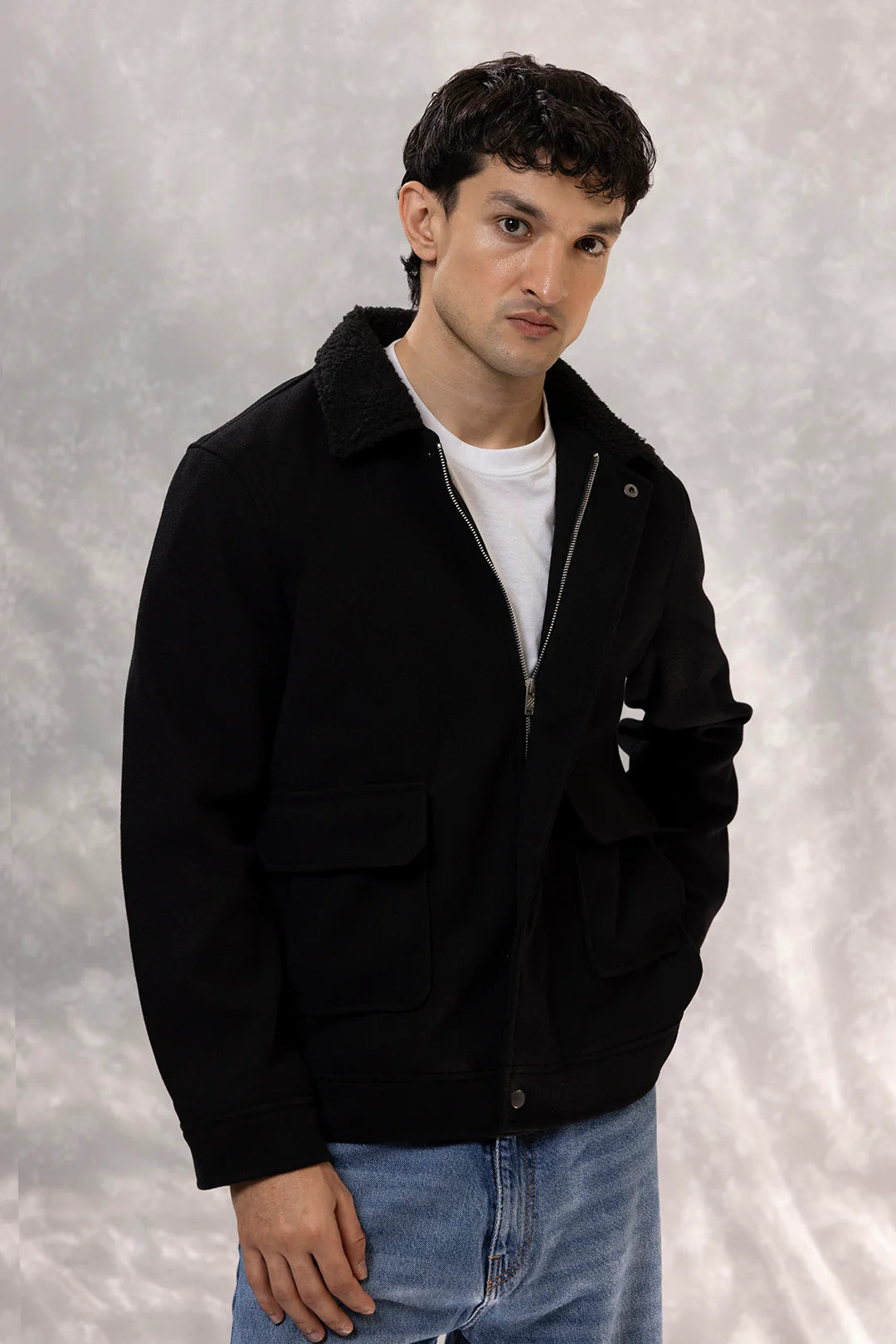 Felted Jacket – Black