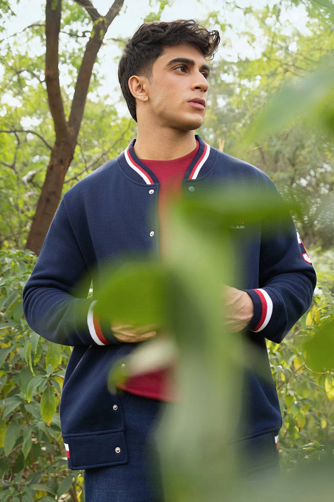 Varsity Jacket – Navy Blue