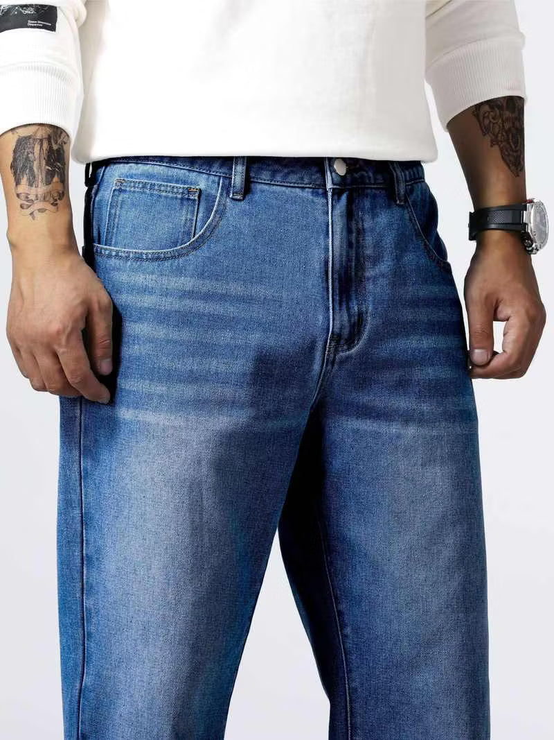 Dark Blue Baggy Jeans