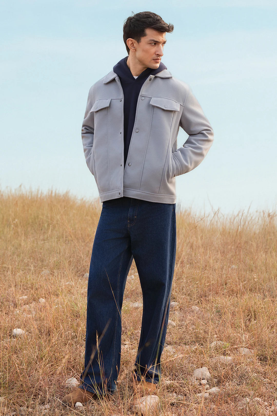 Felted Jacket – Grey
