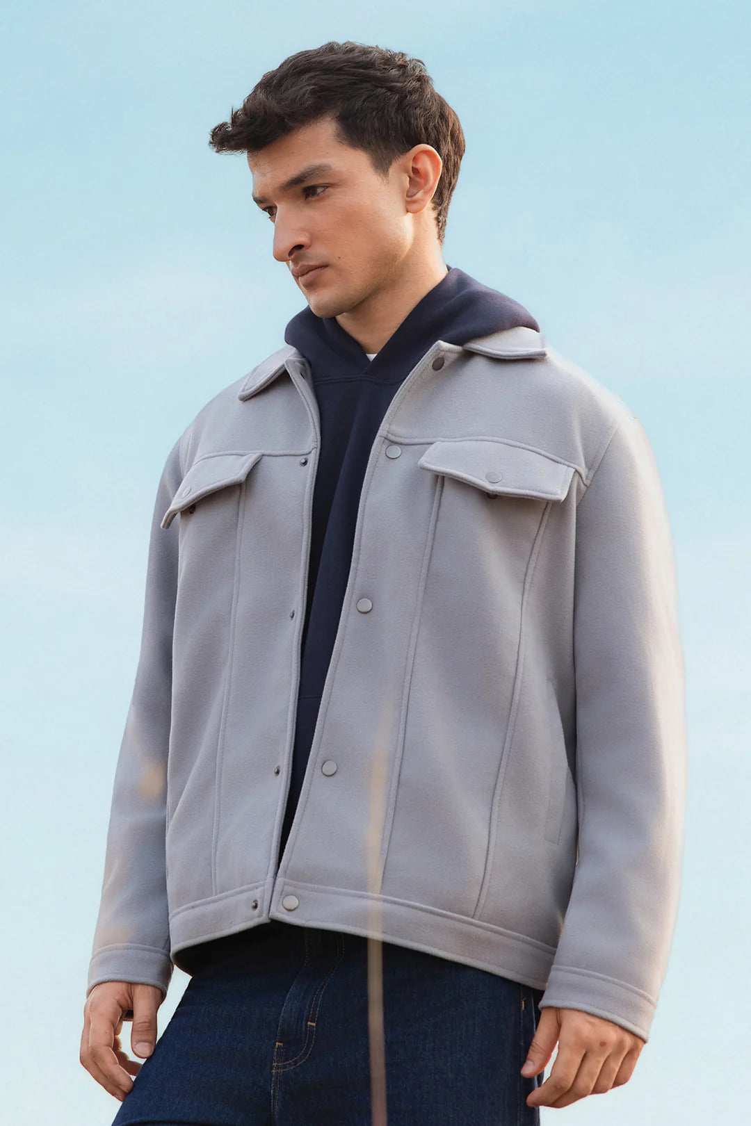 Felted Jacket – Grey