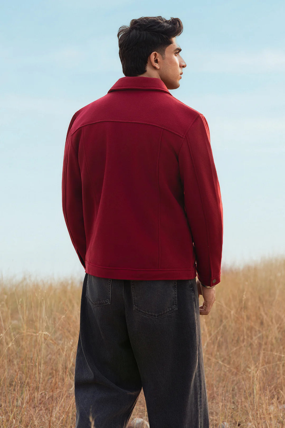 Felted Jacket – Wine