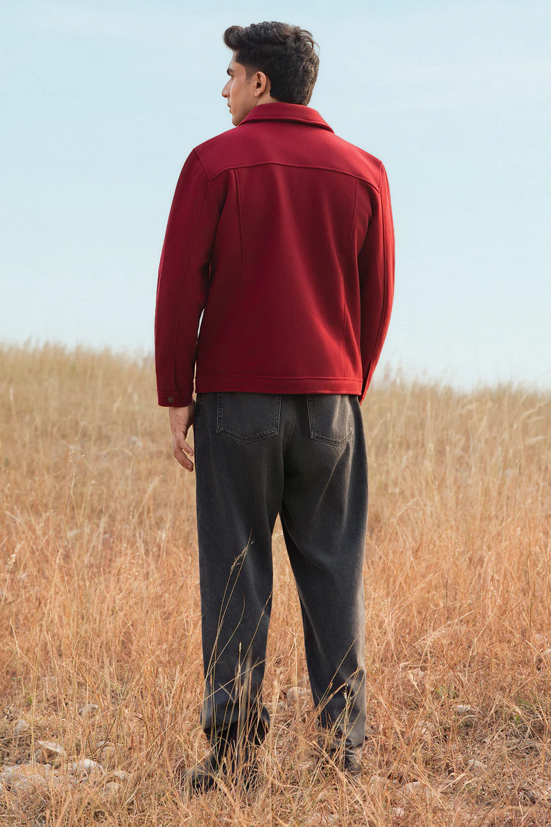 Felted Jacket – Wine