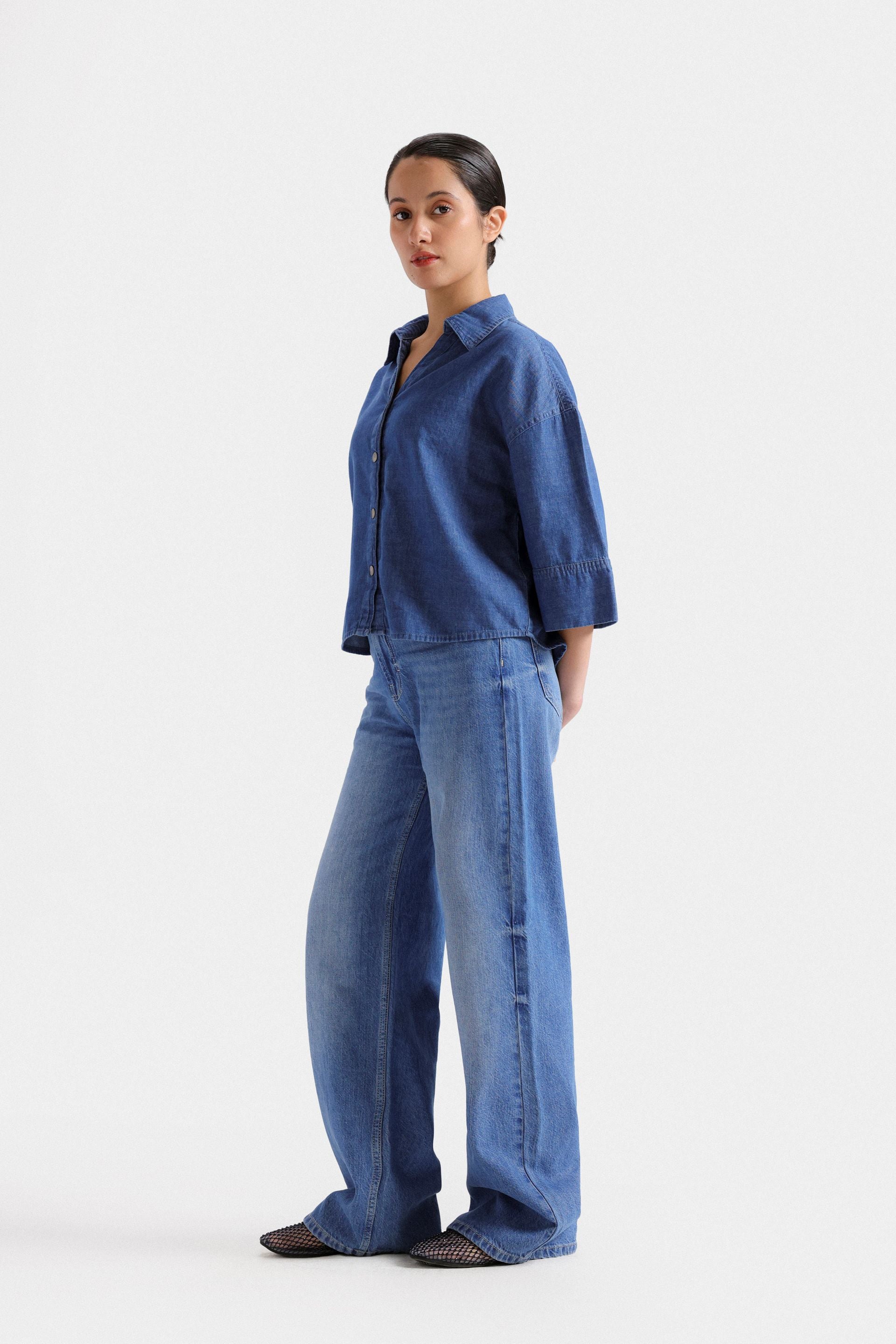 Wide Leg Baggy Jeans
