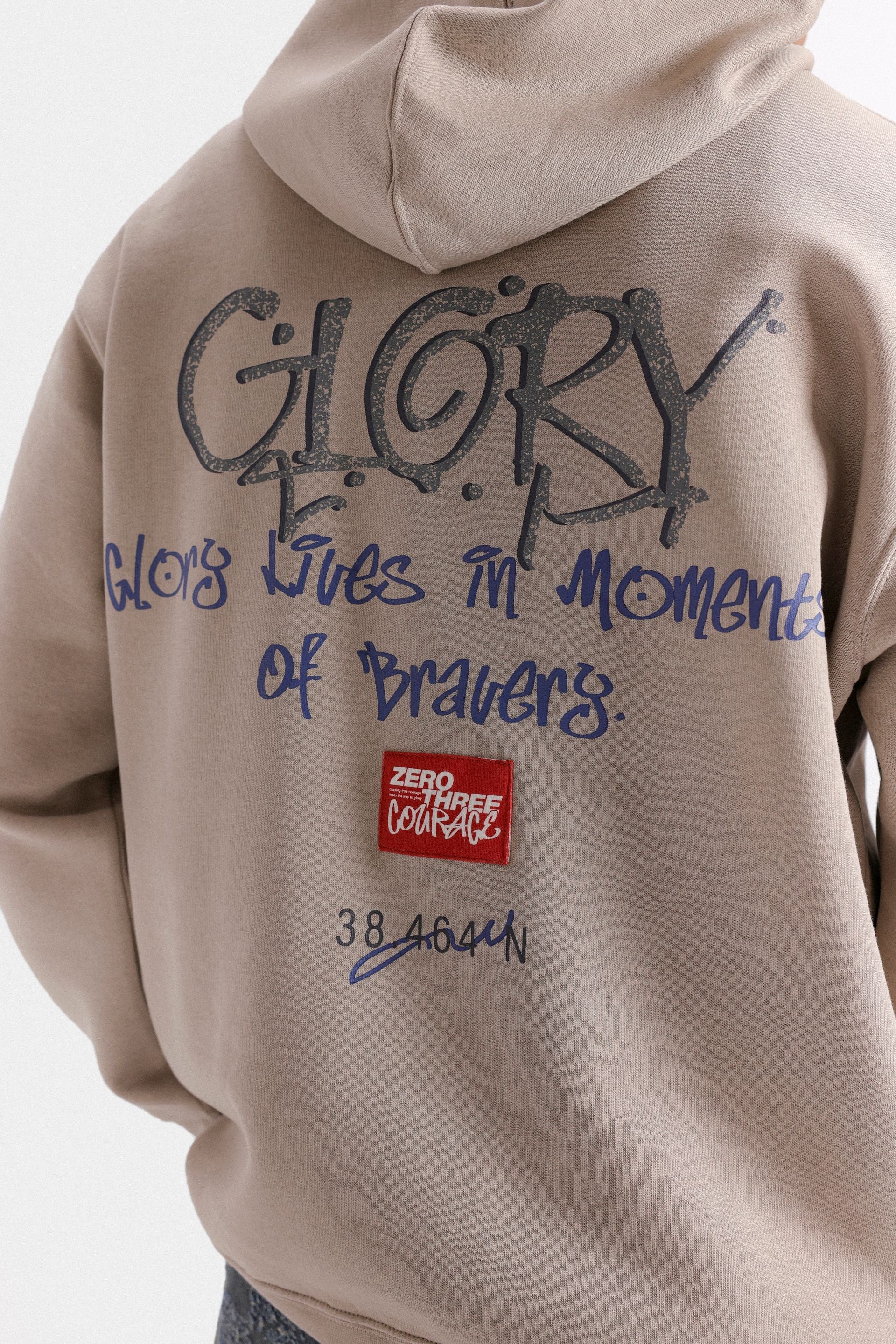 Slogan Print Hoodie