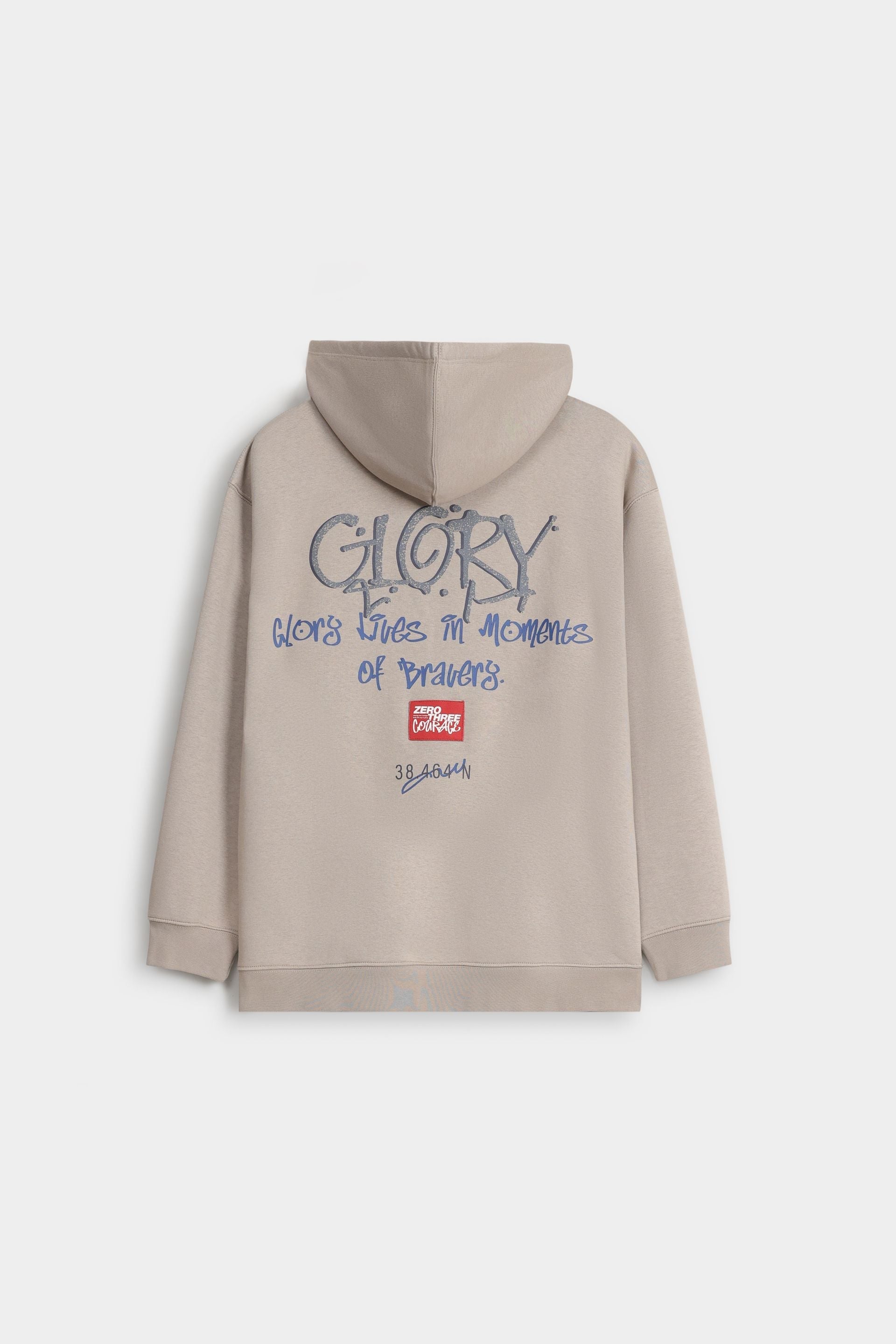 Slogan Print Hoodie