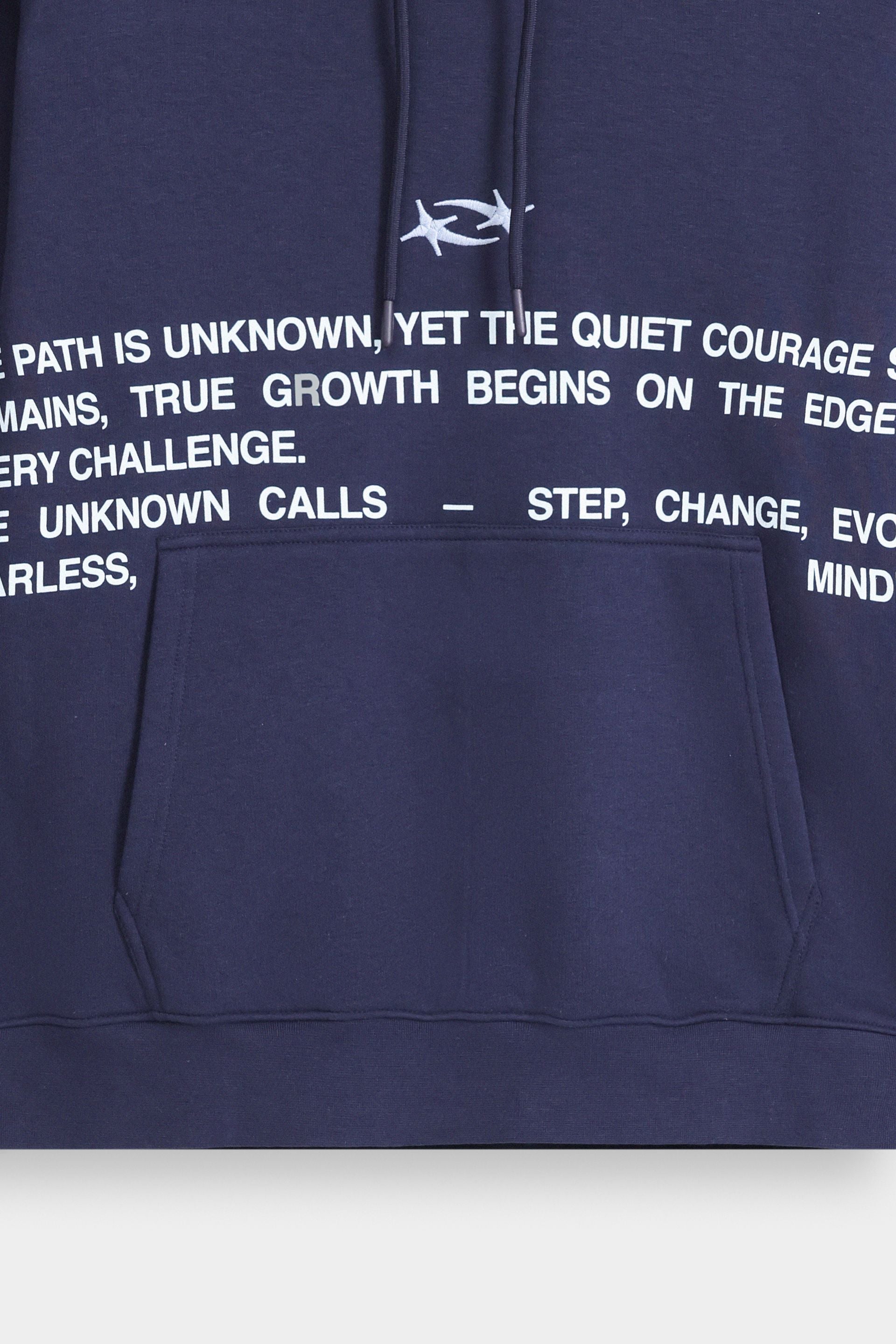 Slogan Print Hoodie
