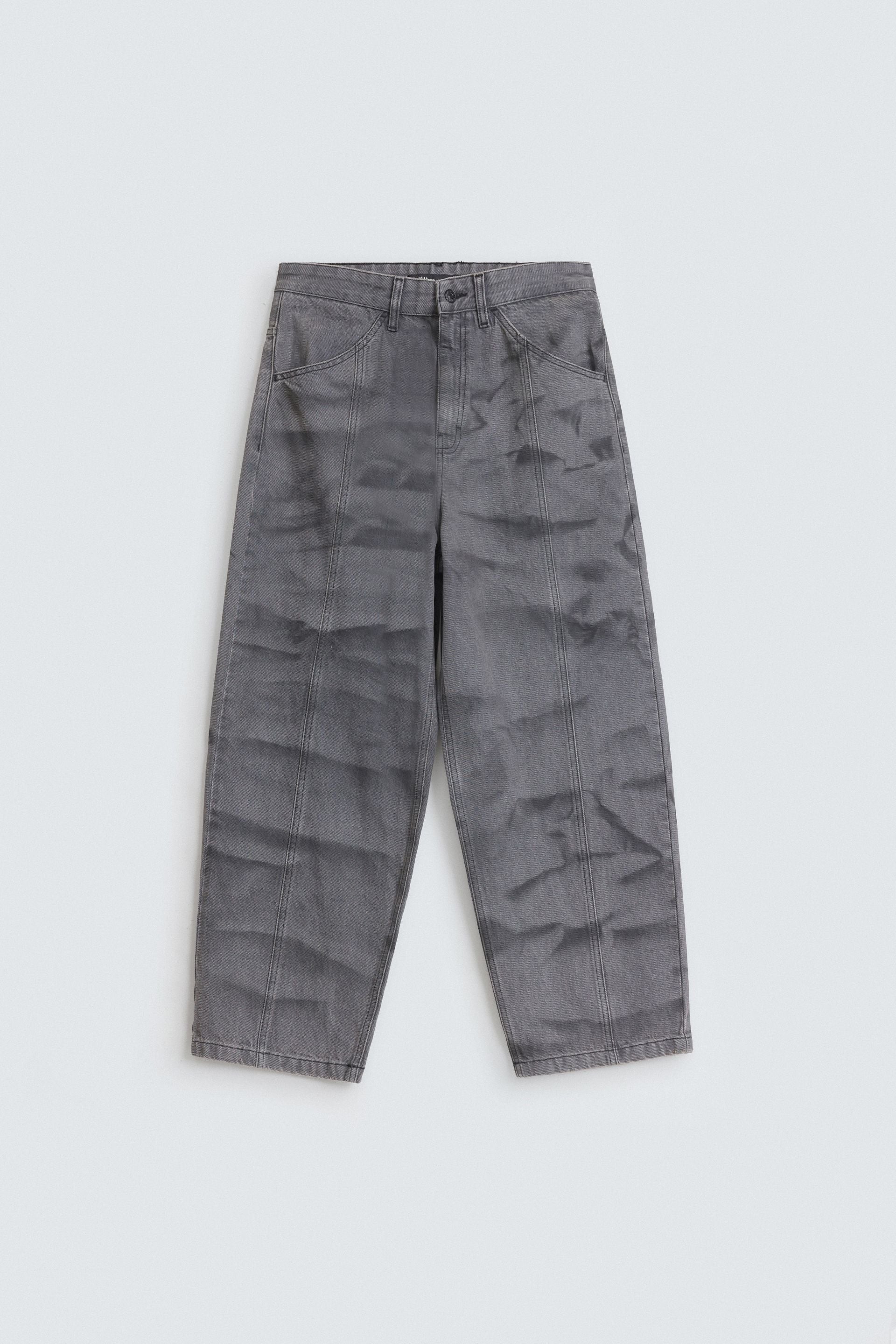 Baggy Jeans With Laser Print
