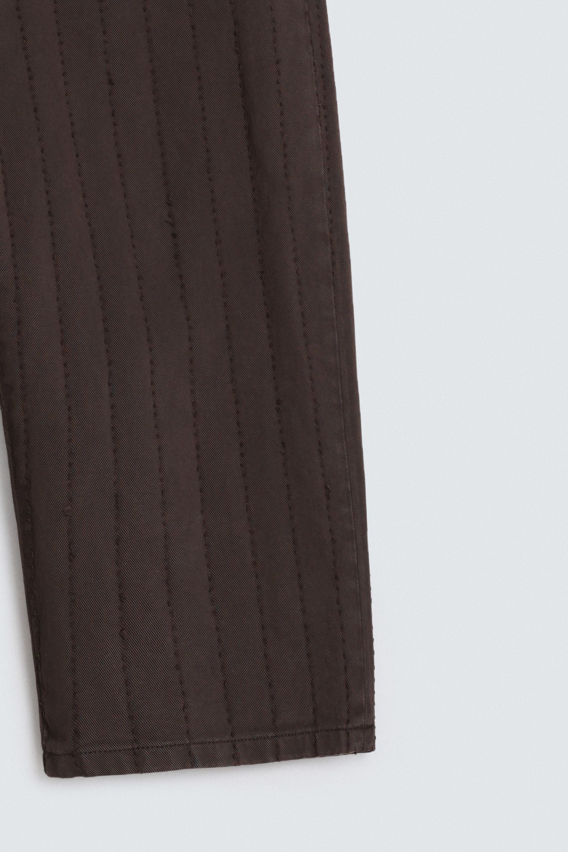 Textured Baggy Fit Pants