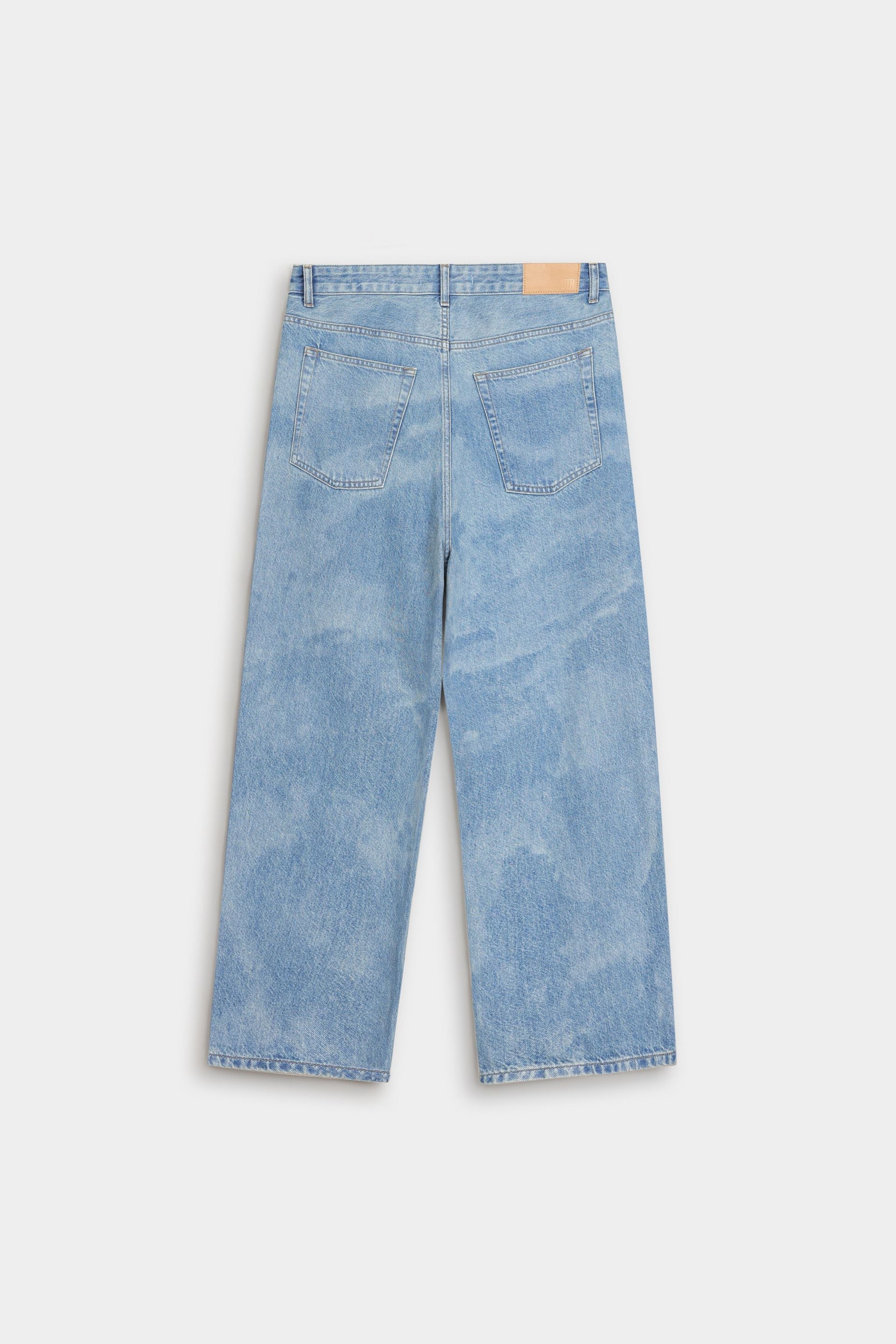 Baggy Jeans With Laser Print