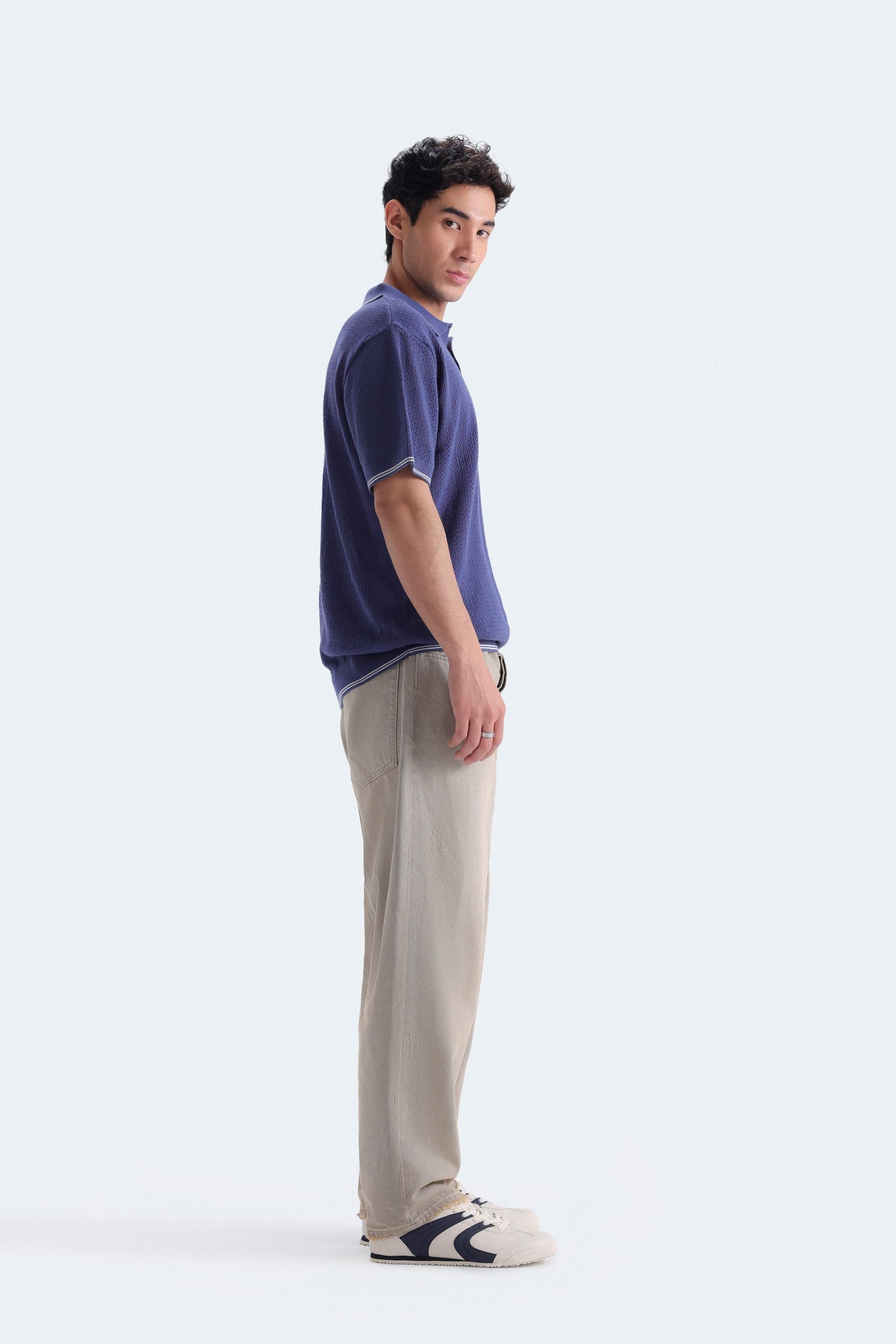 Knit Polo Shirt